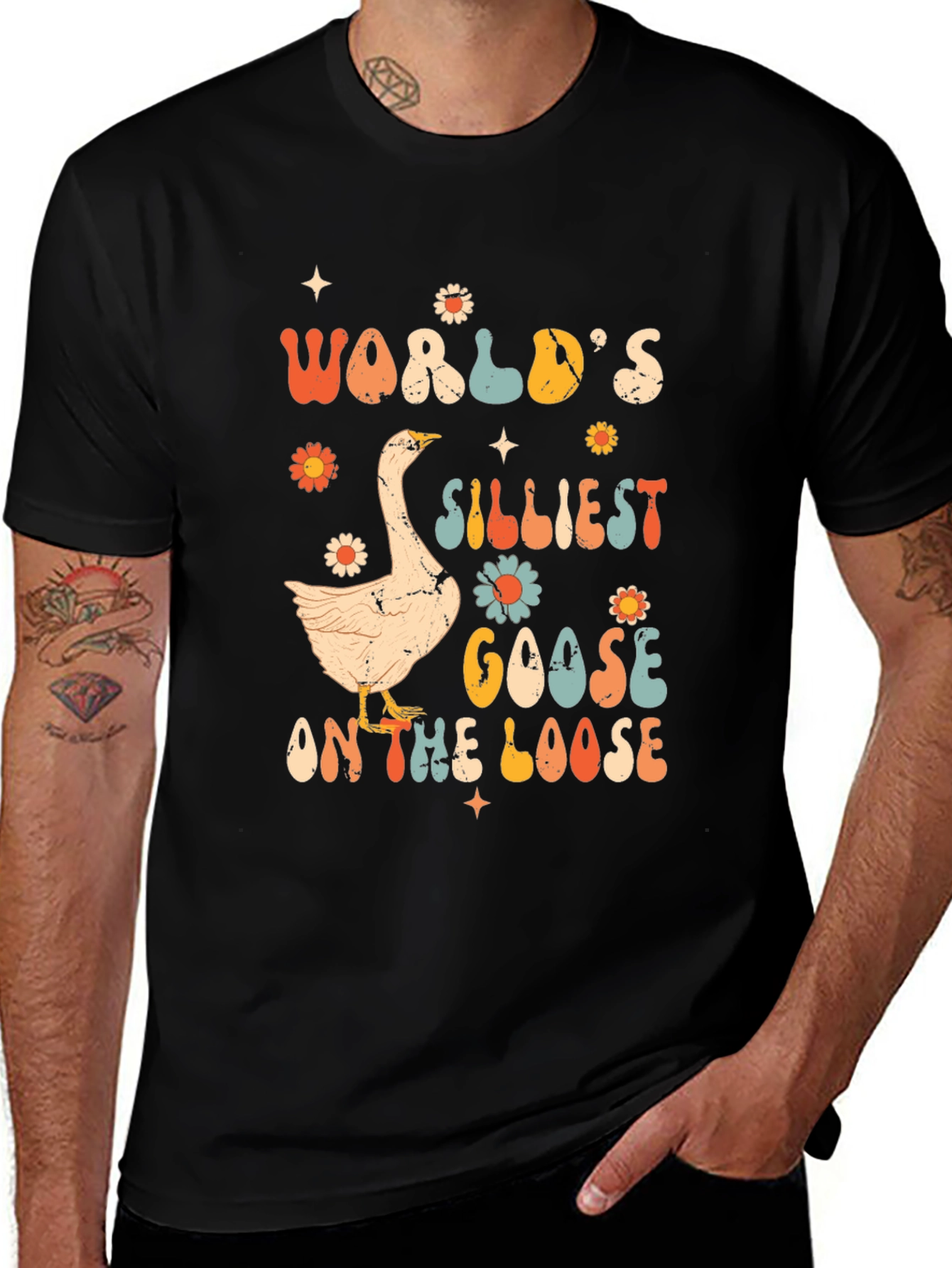 Silliest Goose T-Shirt - Retro Style