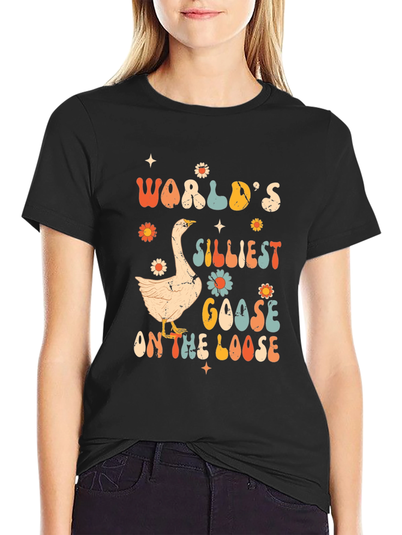 Silliest Goose T-Shirt - Retro Style