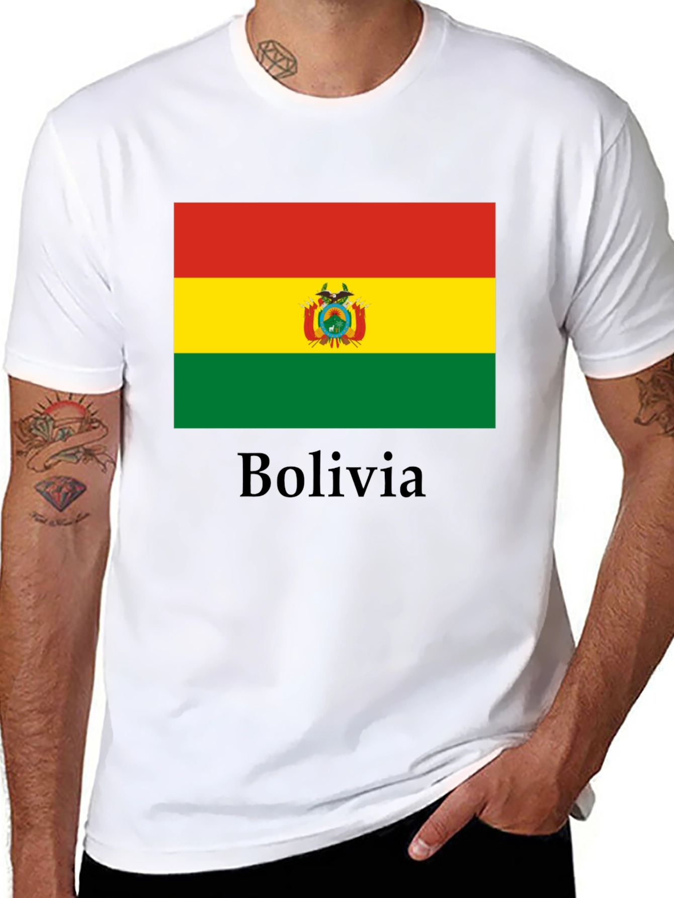 Bolivia Flag T-Shirt Patriotic Pride Tee