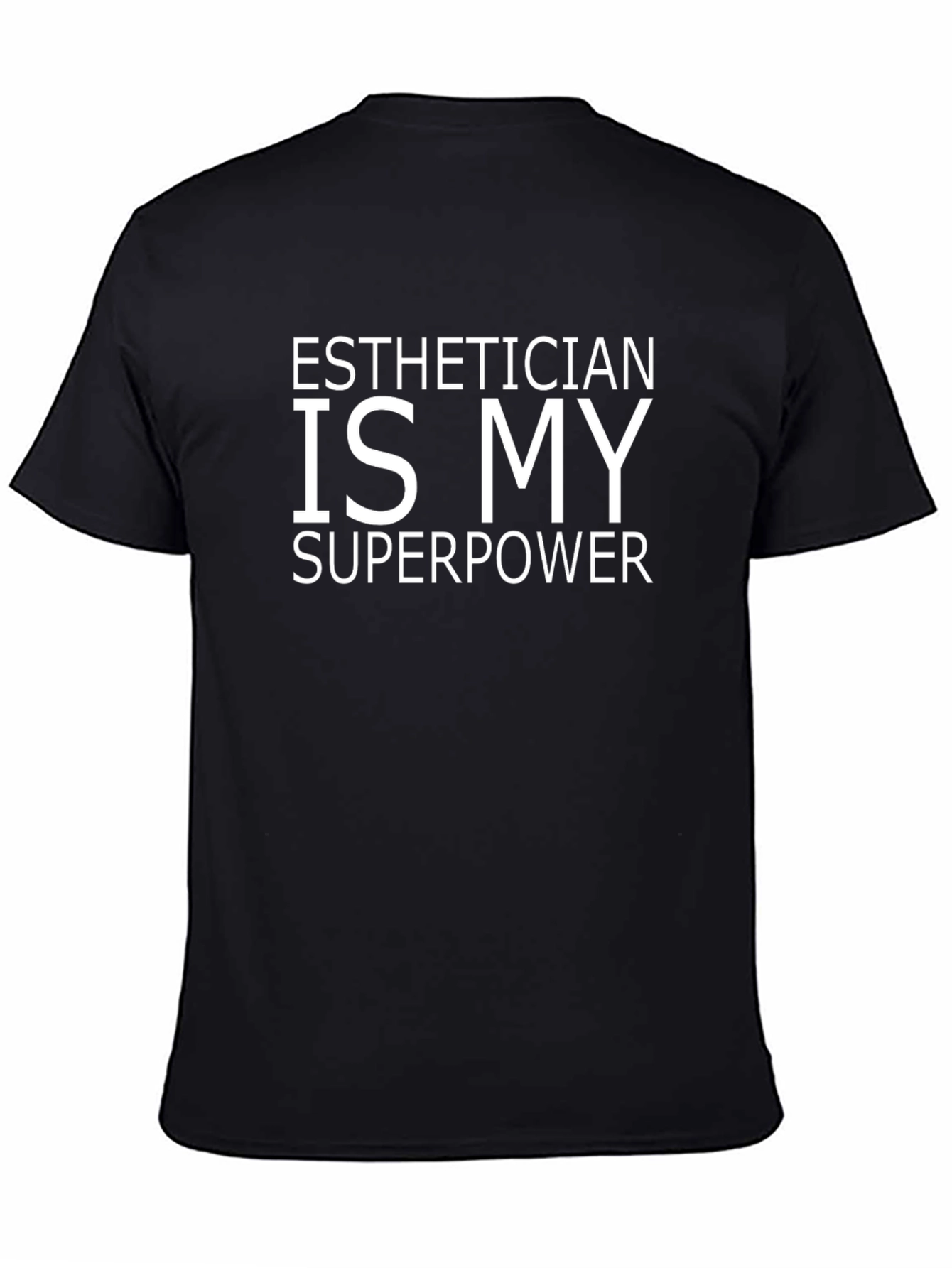 Esthetician Superpower Black T-Shirt
