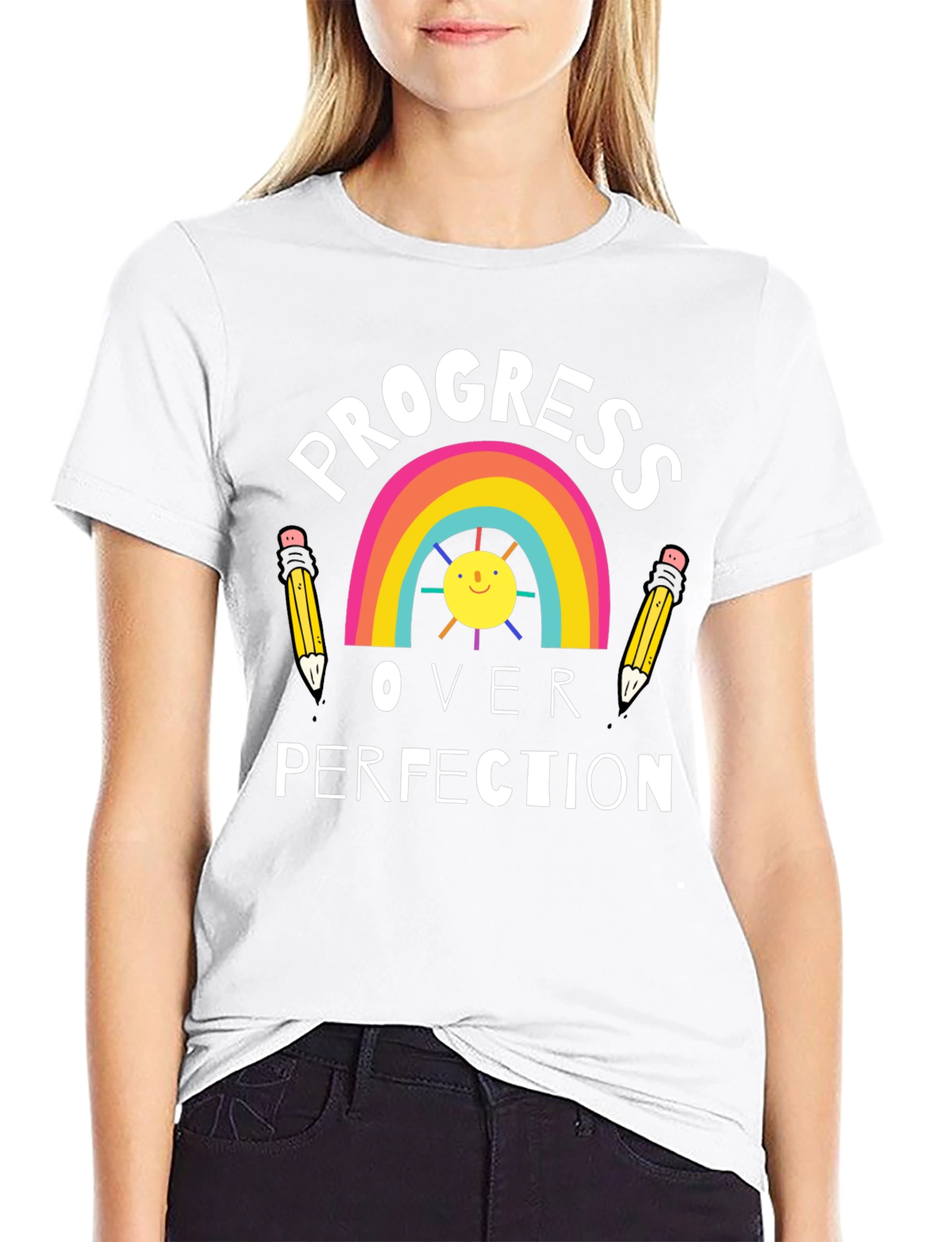 Progress Over Perfection Graphic Tee