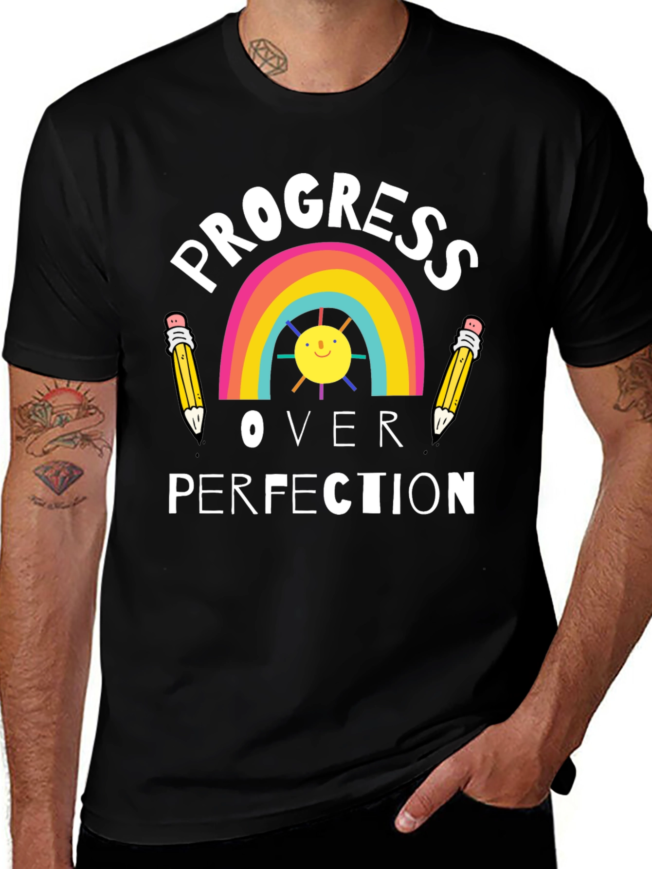 Progress Over Perfection Graphic Tee