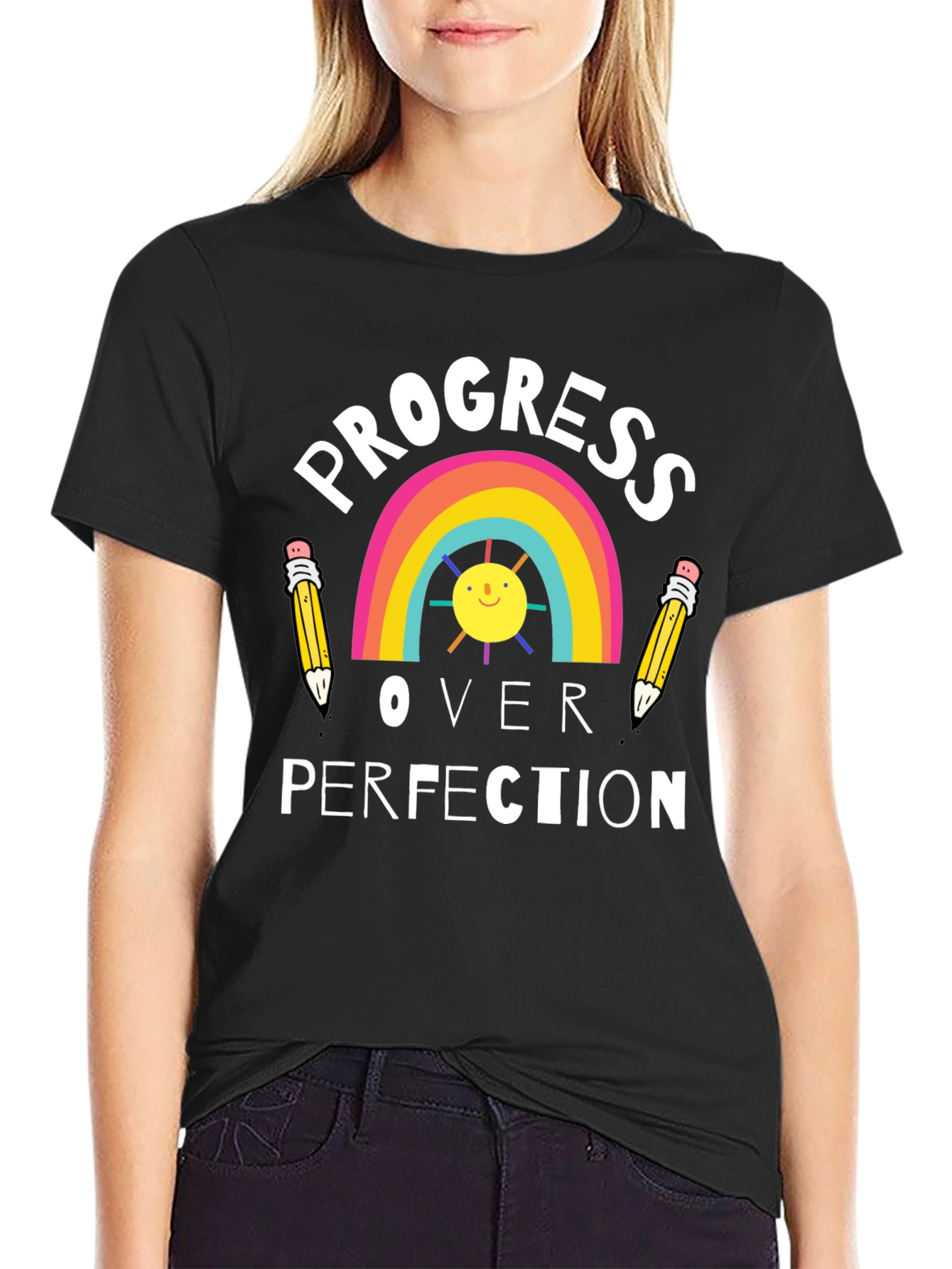 Progress Over Perfection Graphic Tee