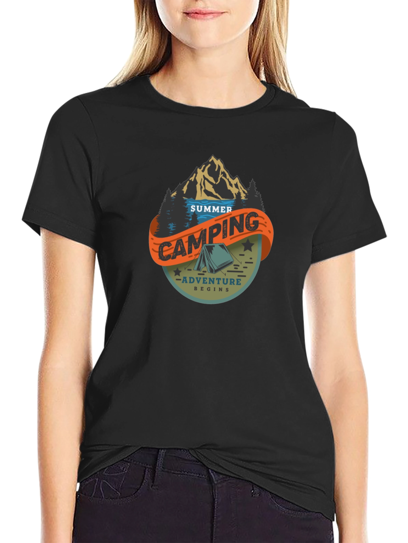 Summer Camping Adventure T-Shirt