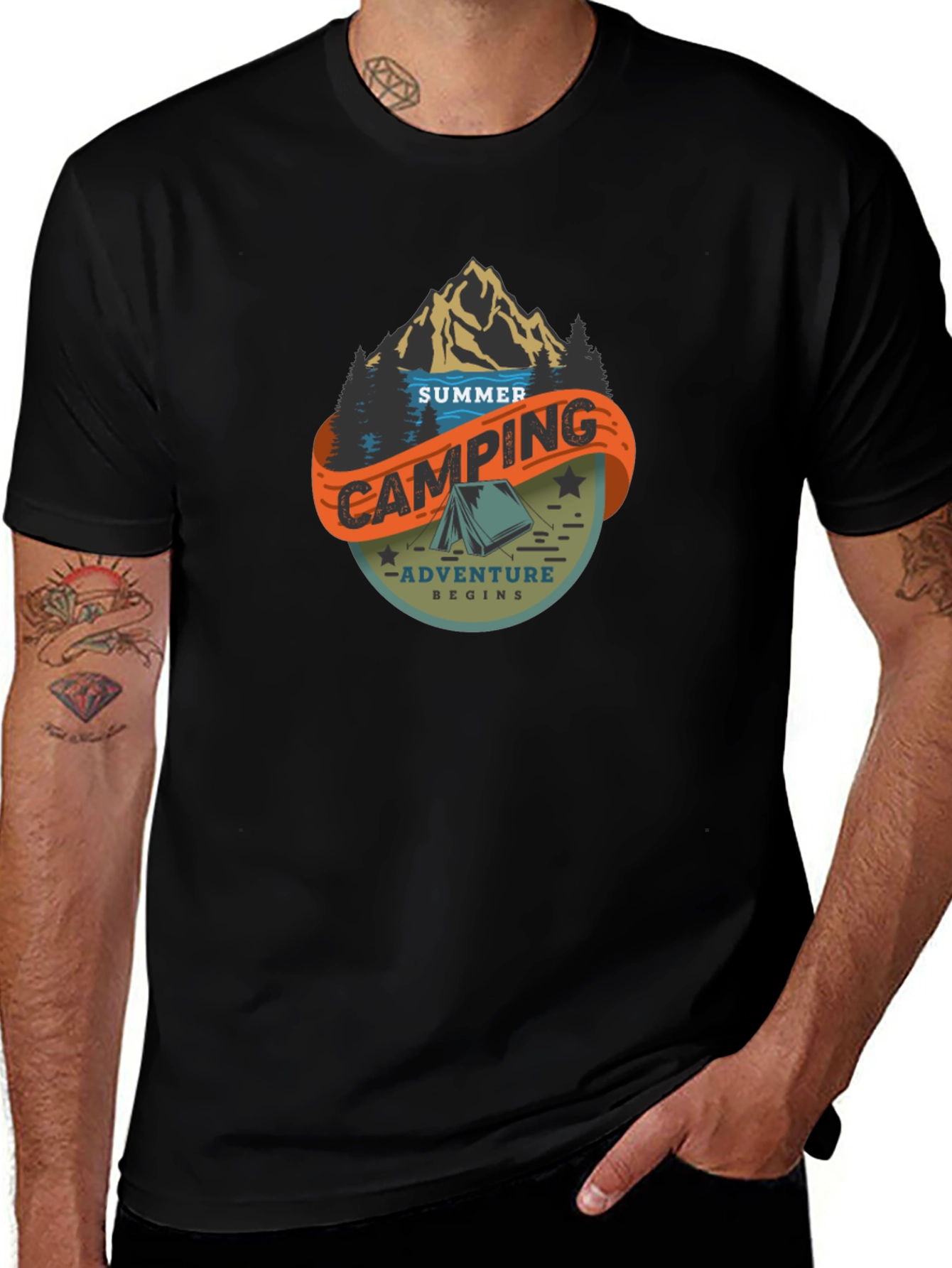 Summer Camping Adventure T-Shirt