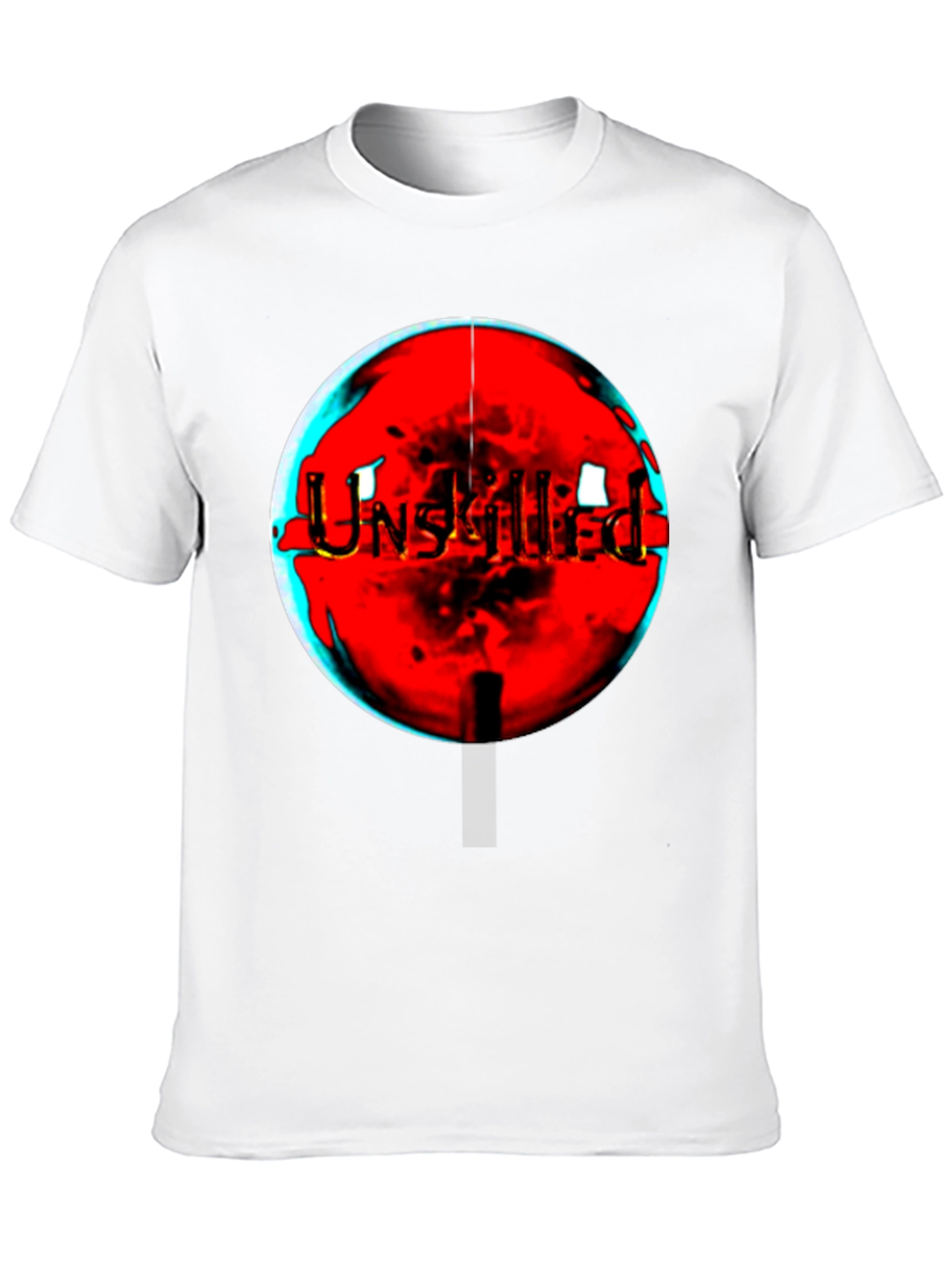 Unskilled Graphic Tee - Edgy Black T-Shirt