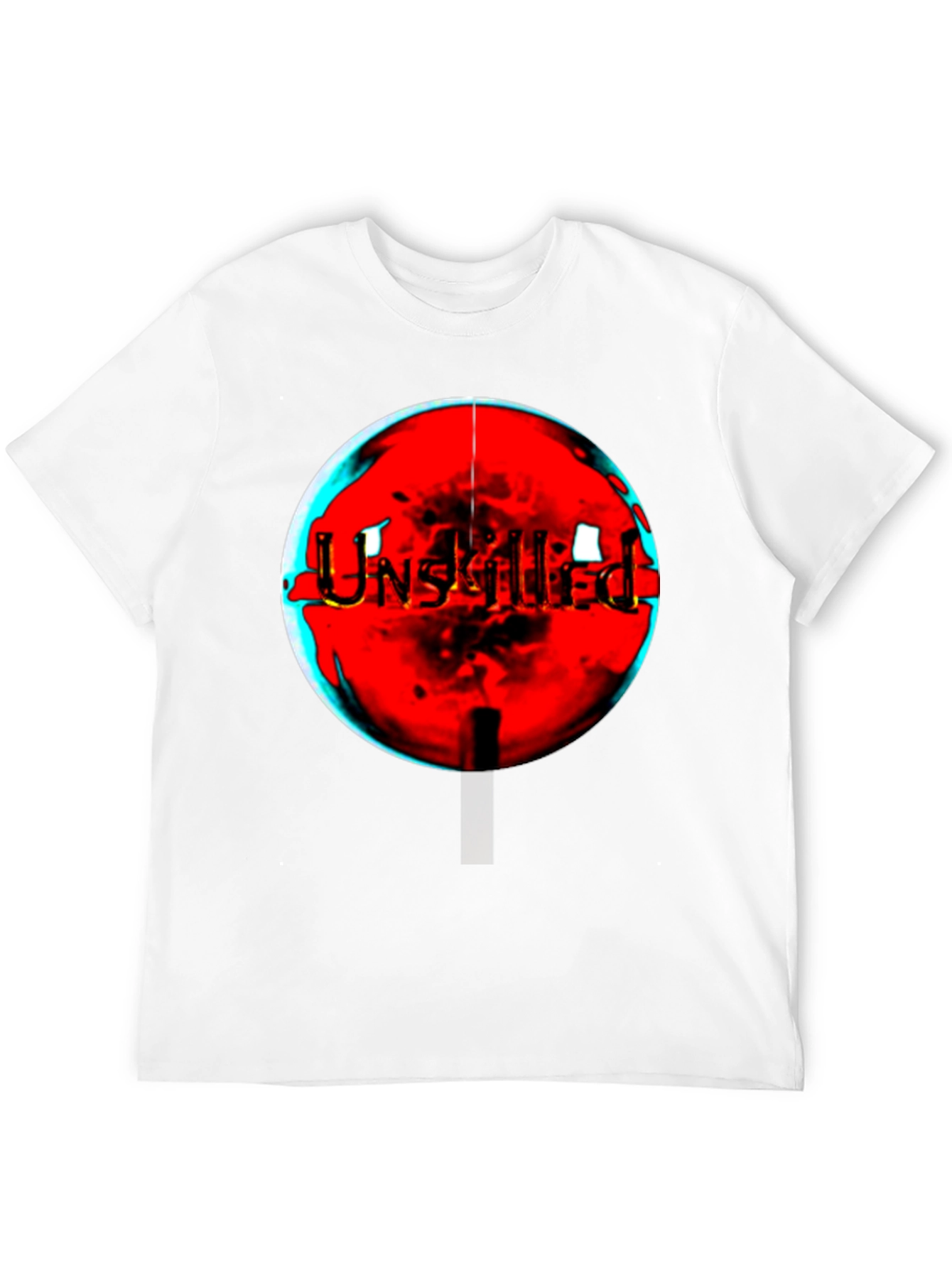 Unskilled Graphic Tee - Edgy Black T-Shirt