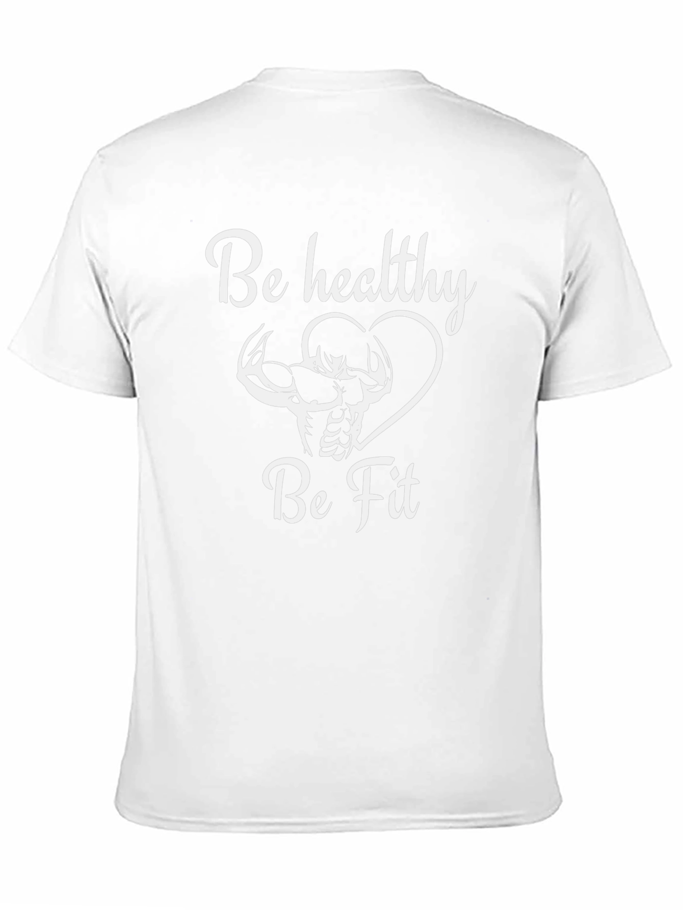 Be Healthy Be Fit Graphic Tee - Gym Motivation