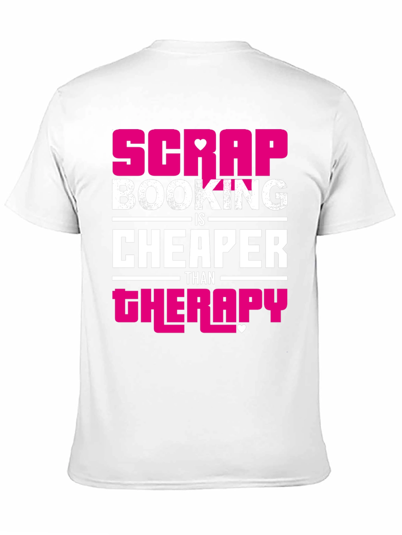 Scrapbooking Therapy Funny Graphic T-Shirt