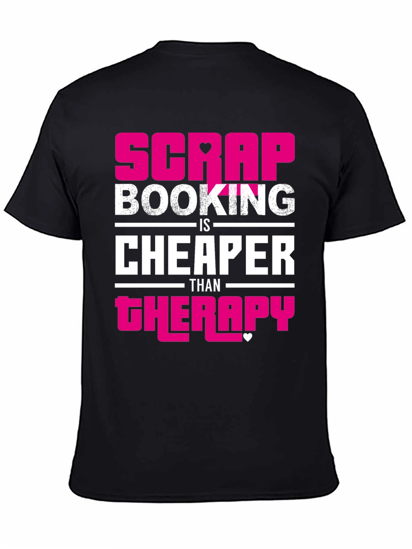 Scrapbooking Therapy Funny Graphic T-Shirt