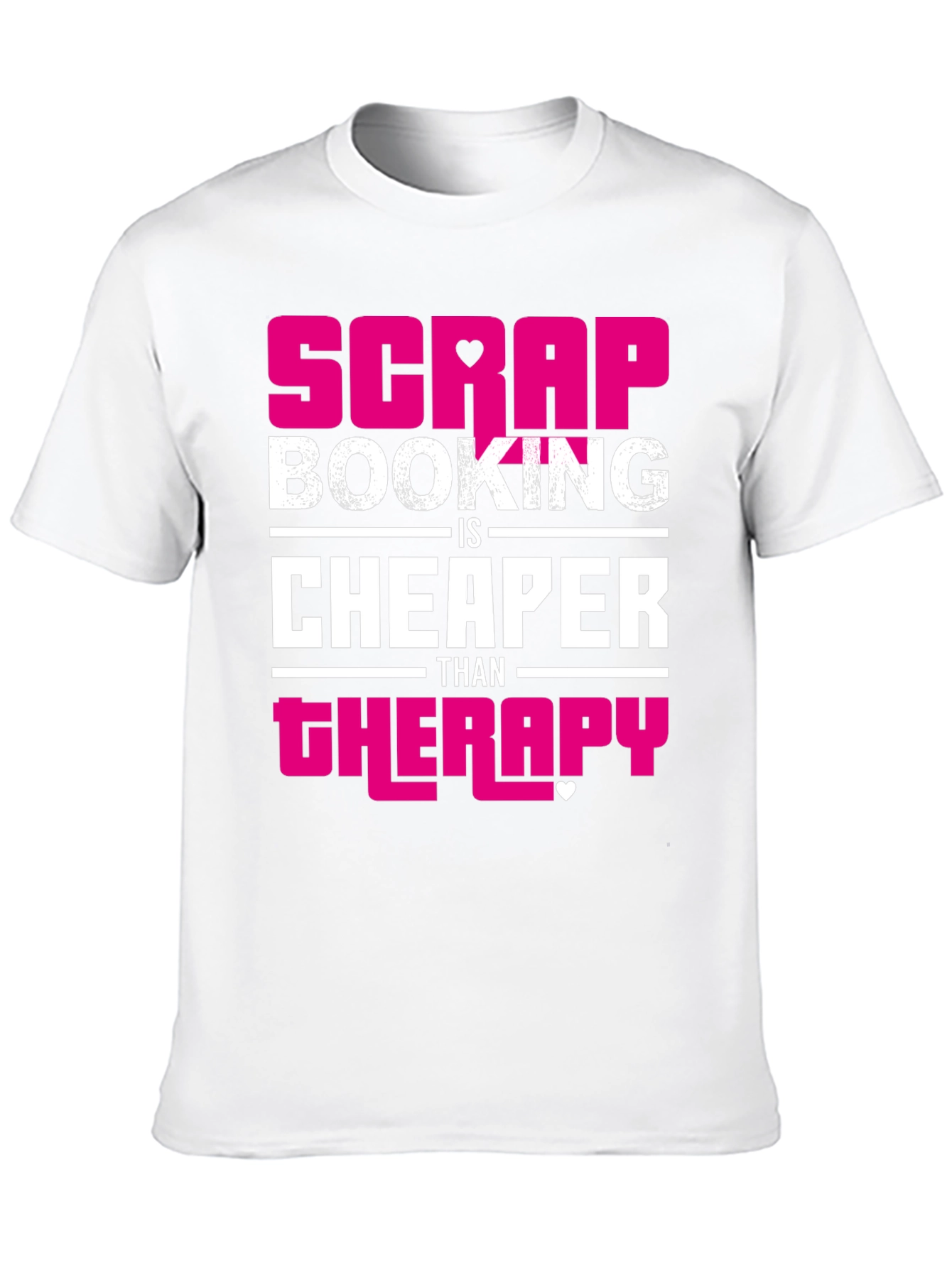 Scrapbooking Therapy Funny Graphic T-Shirt