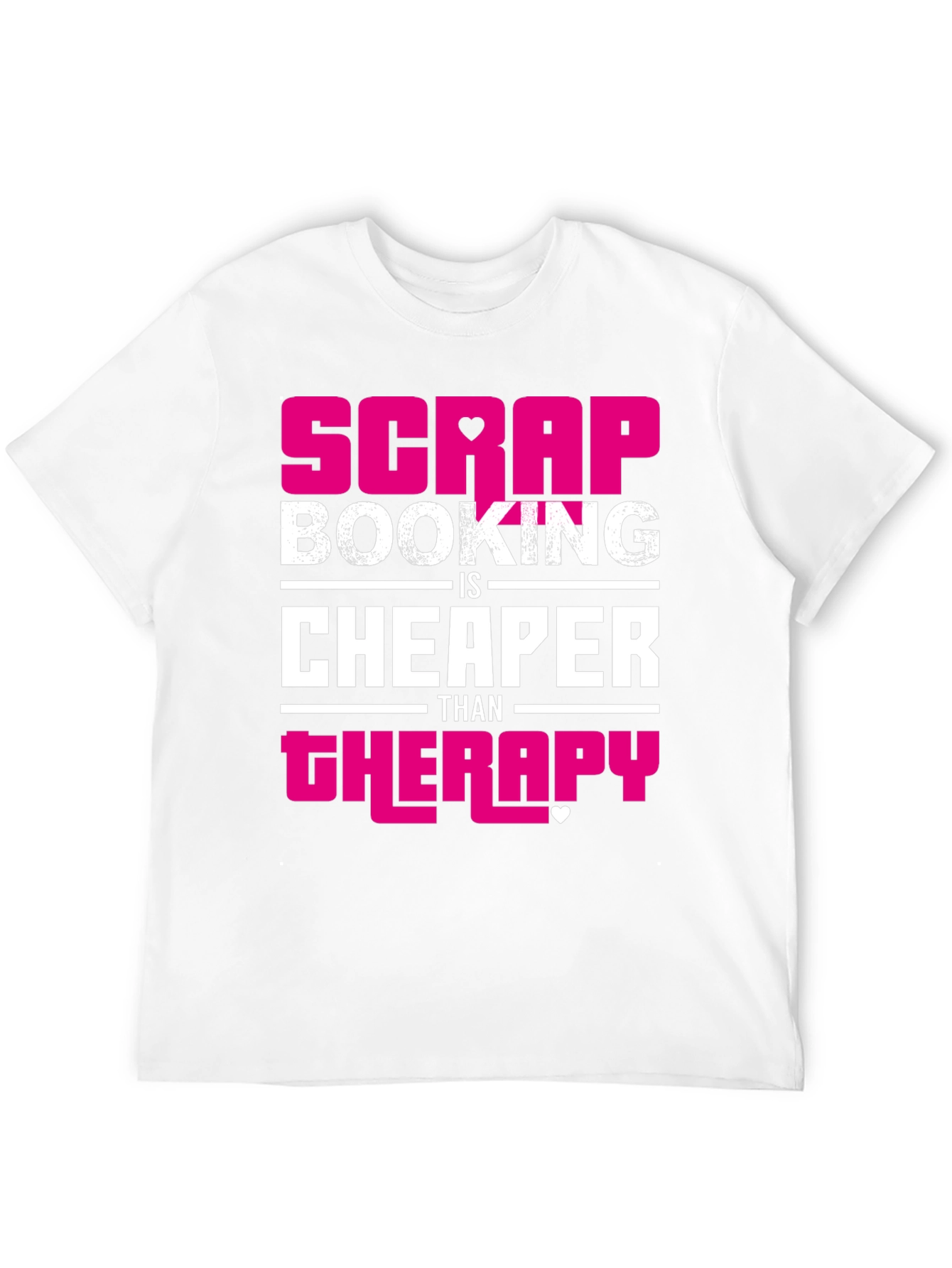 Scrapbooking Therapy Funny Graphic T-Shirt
