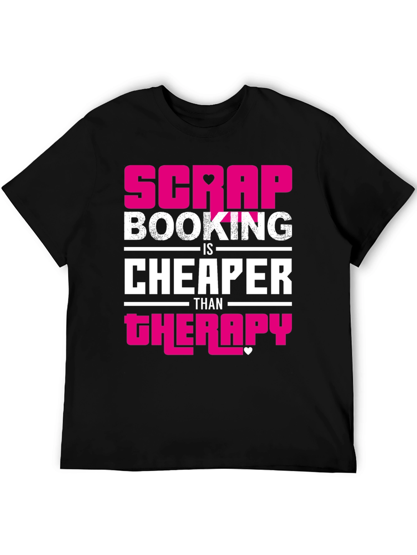 Scrapbooking Therapy Funny Graphic T-Shirt