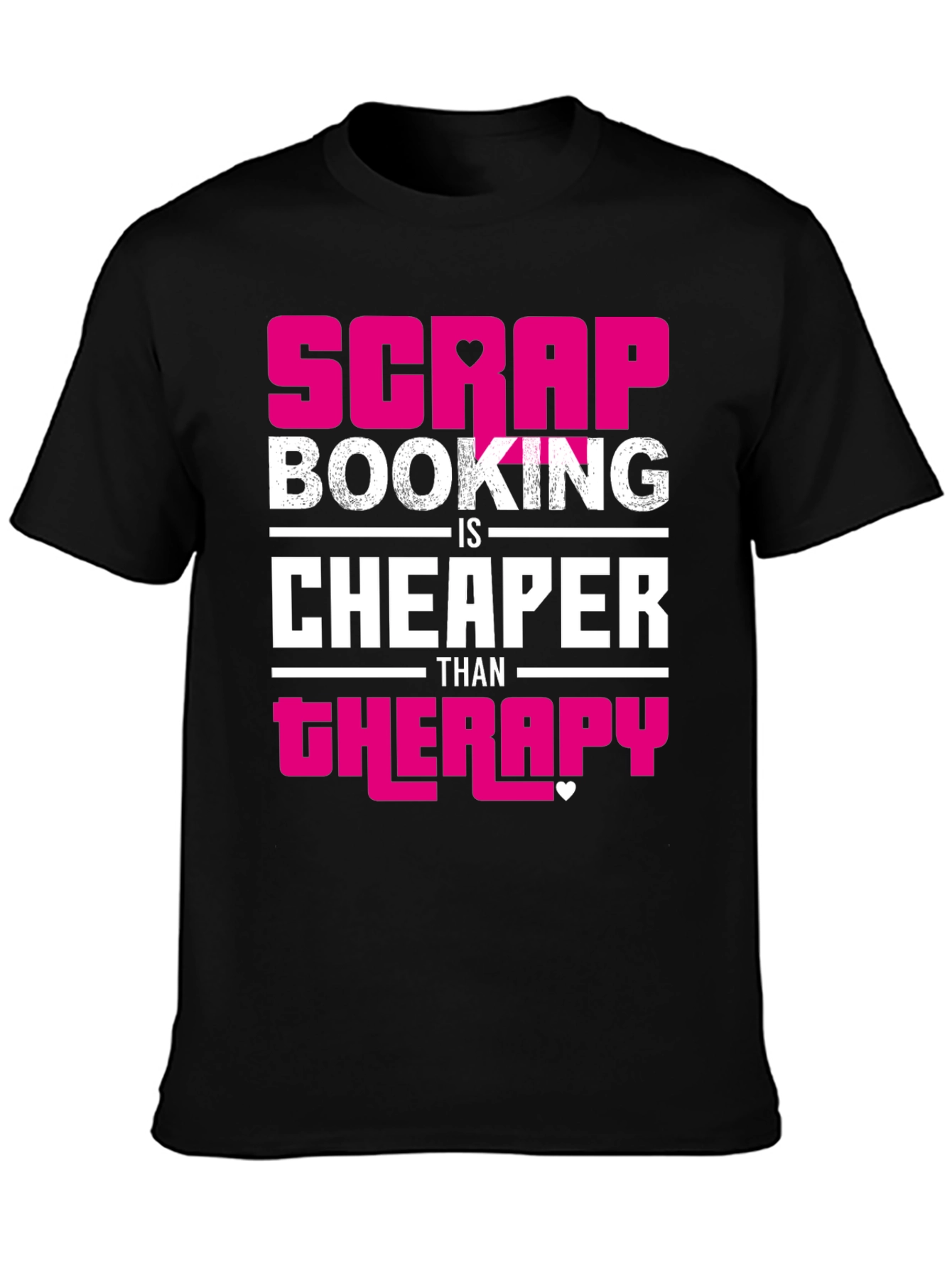 Scrapbooking Therapy Funny Graphic T-Shirt