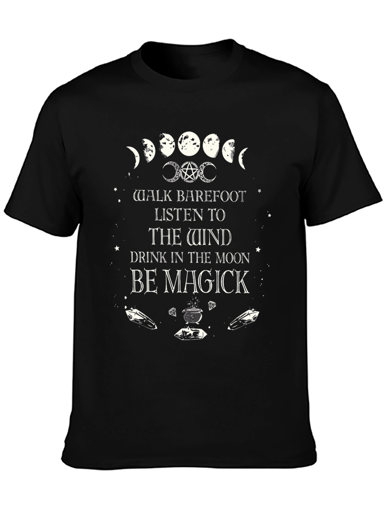 Magick Moon Phases T-Shirt - Witchy Vibes
