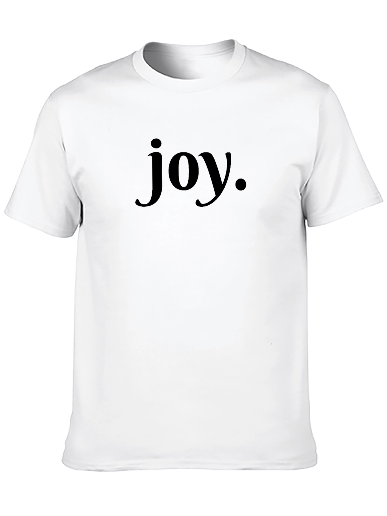 Joyful Black Graphic Tee