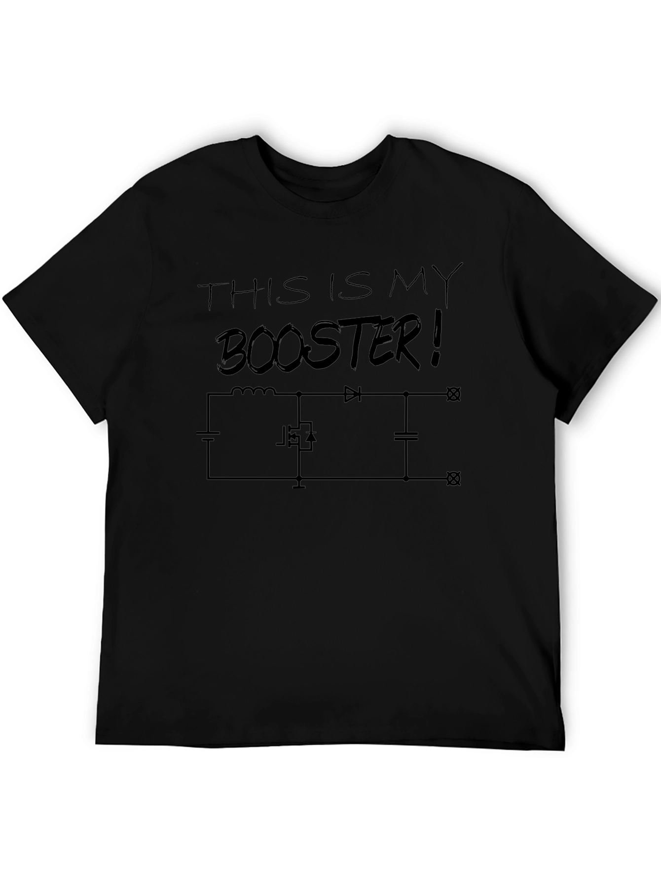 This Is My Booster T-Shirt - Electronics Nerdy Geeky