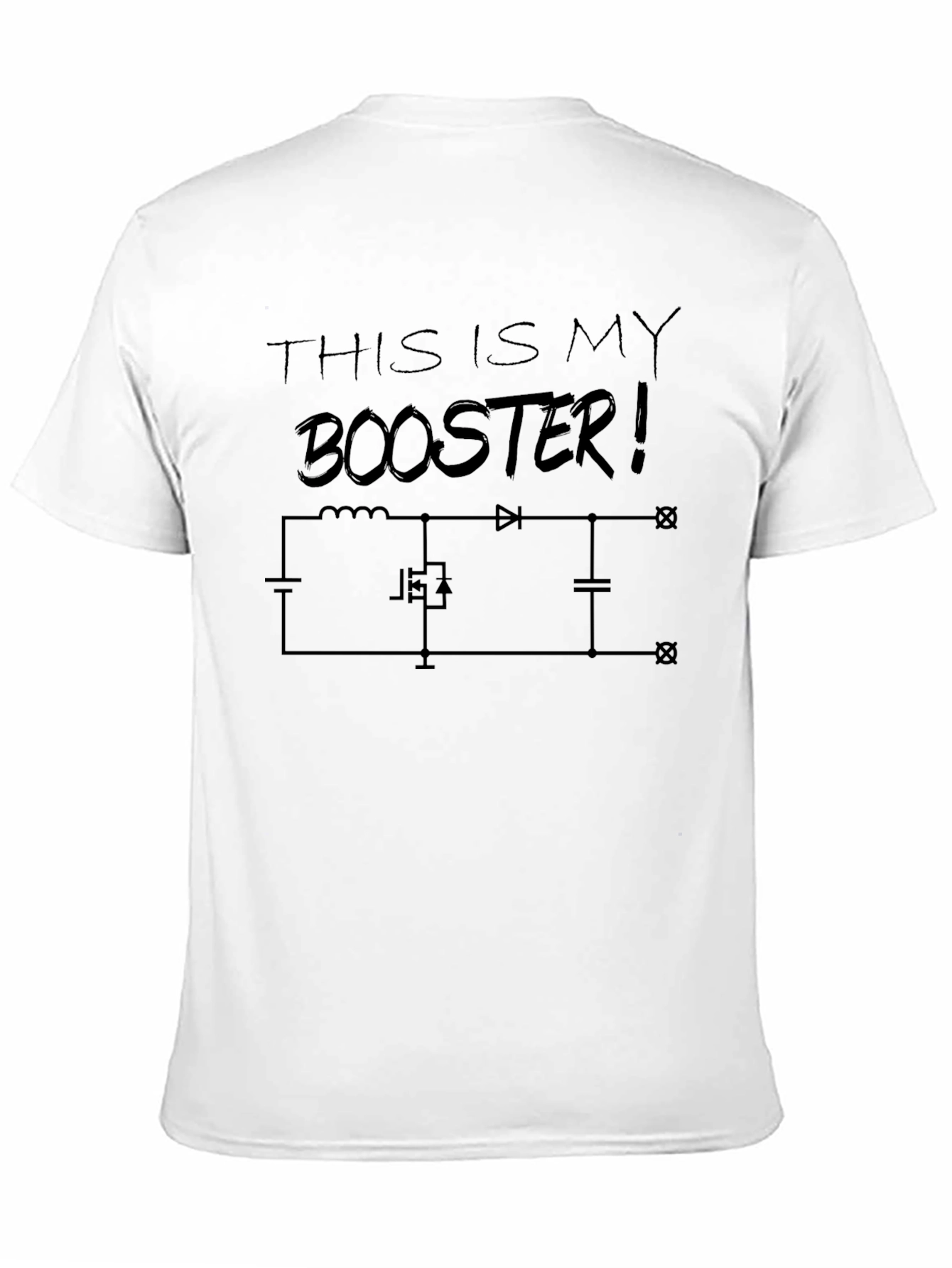 This Is My Booster T-Shirt - Electronics Nerdy Geeky