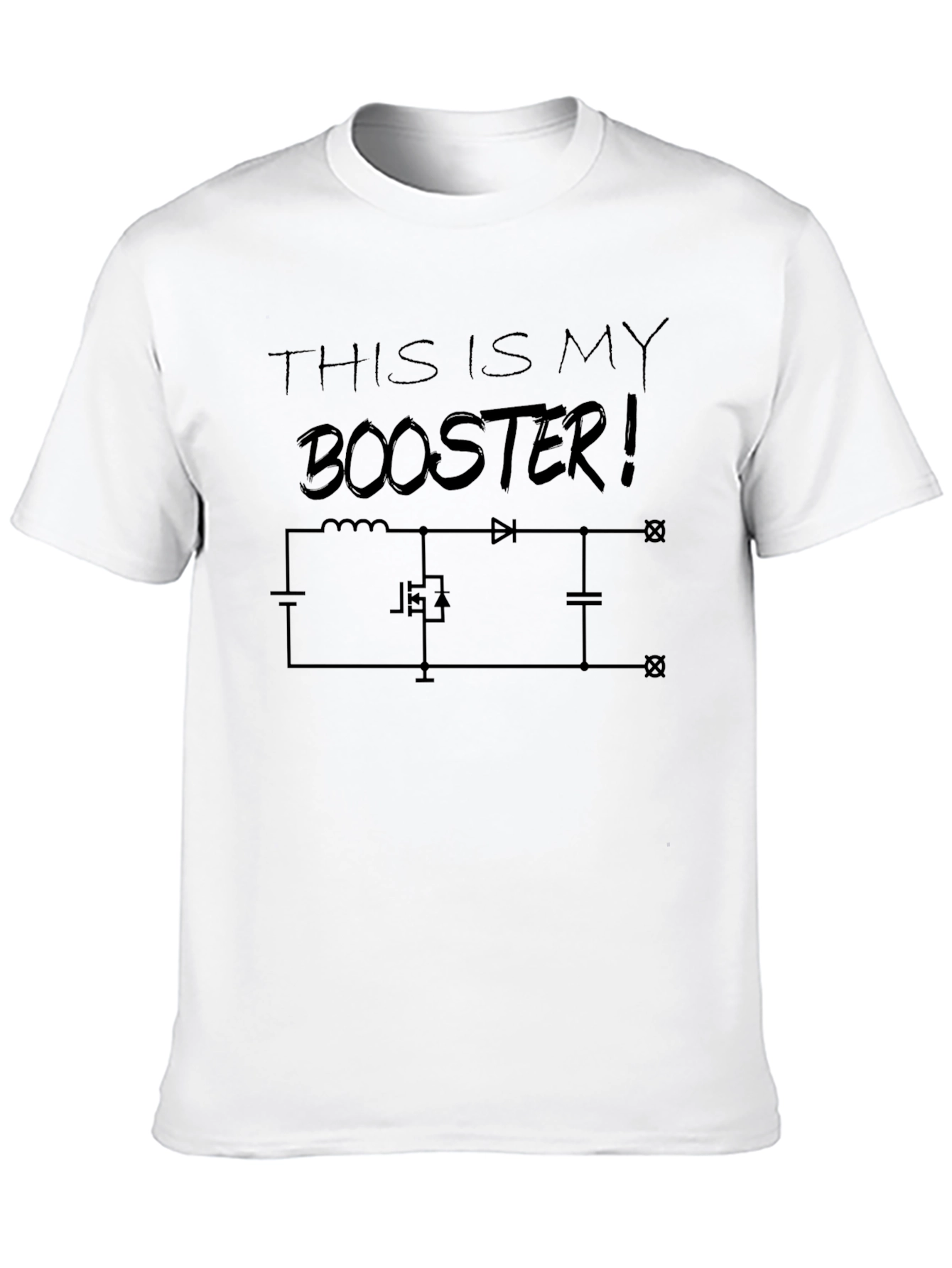 This Is My Booster T-Shirt - Electronics Nerdy Geeky