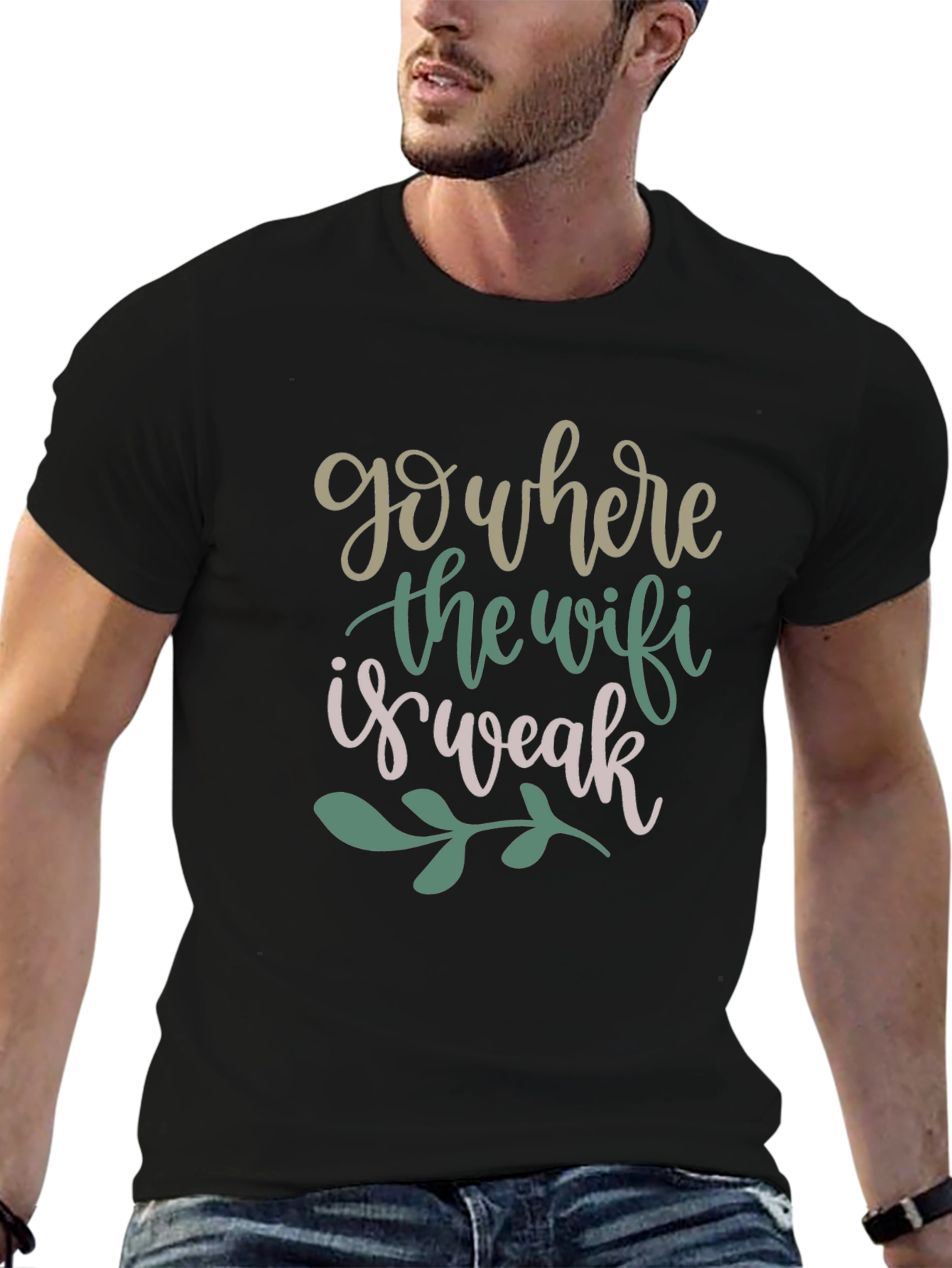 Go Where the Wifi is Weak Graphic Tee