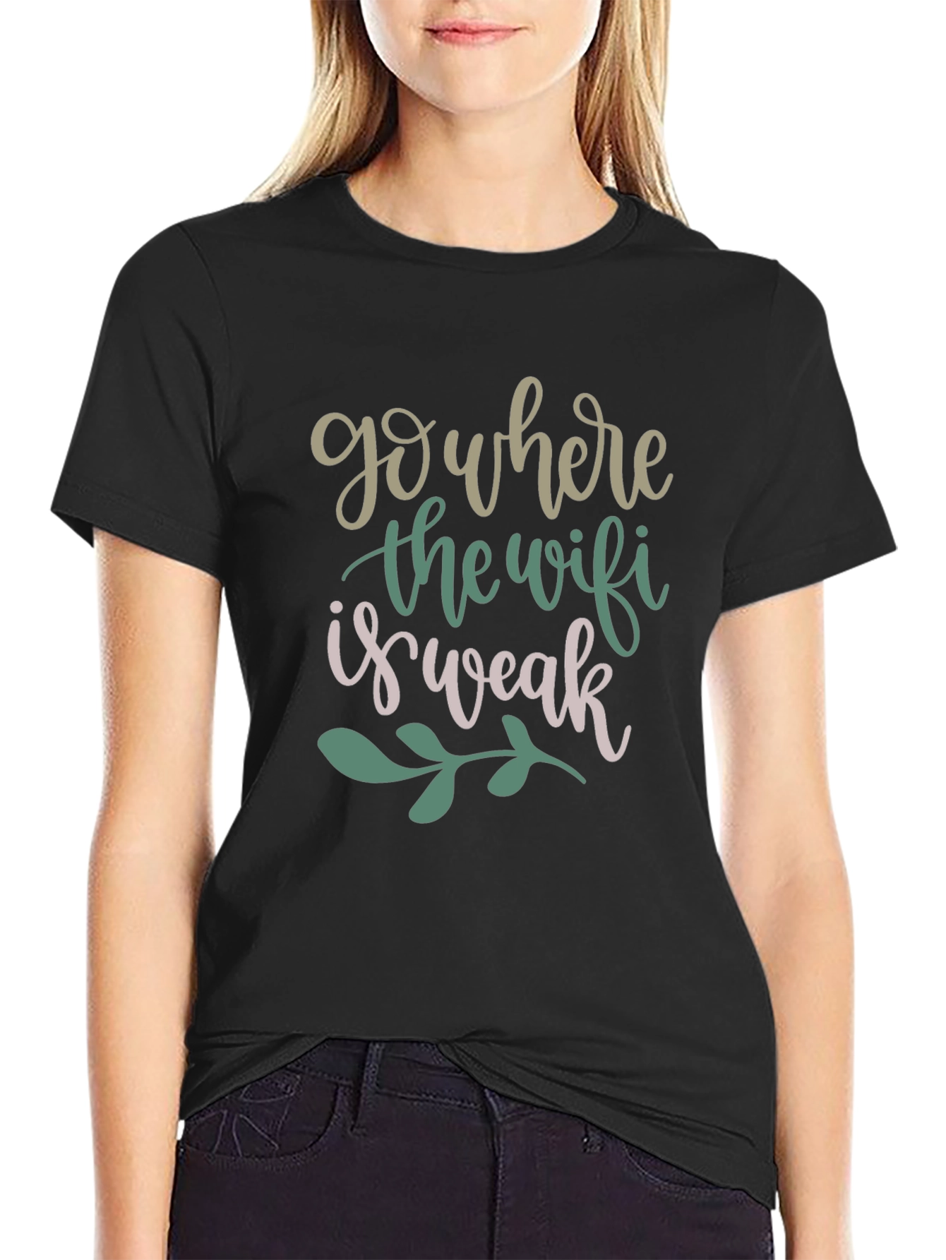 Go Where the Wifi is Weak Graphic Tee