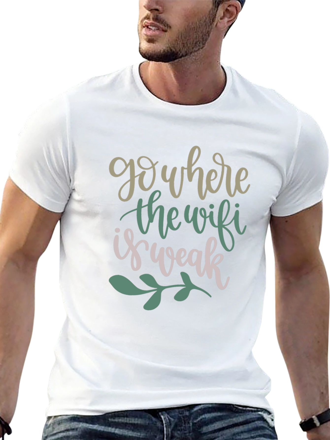 Go Where the Wifi is Weak Graphic Tee
