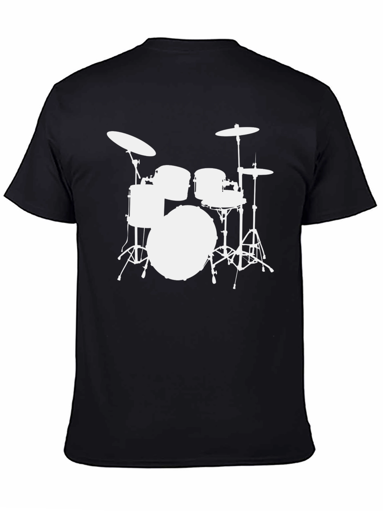 Drum Set Graphic Tee - Musician T-Shirt