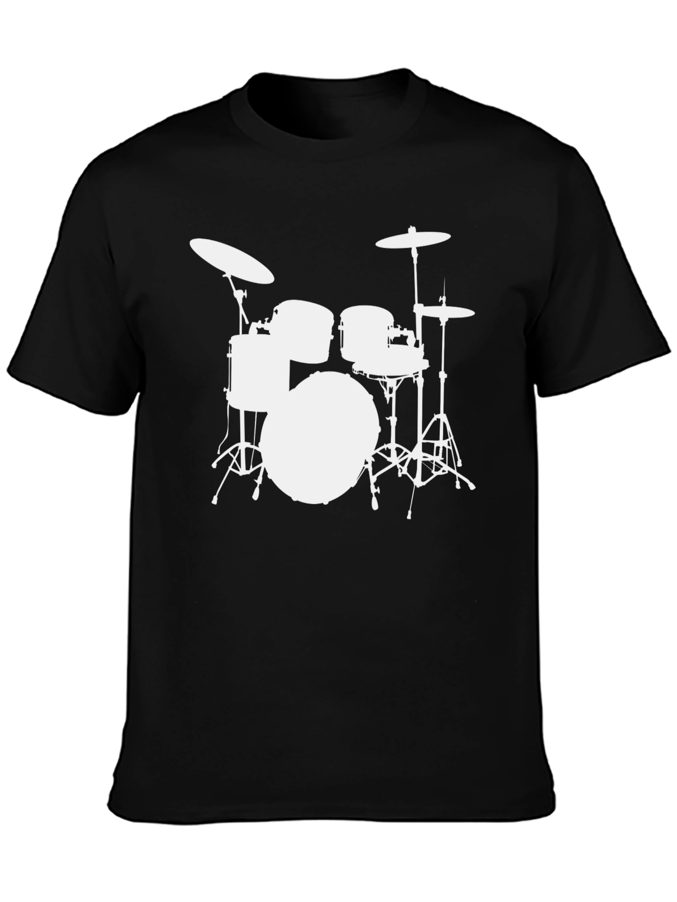 Drum Set Graphic Tee - Musician T-Shirt