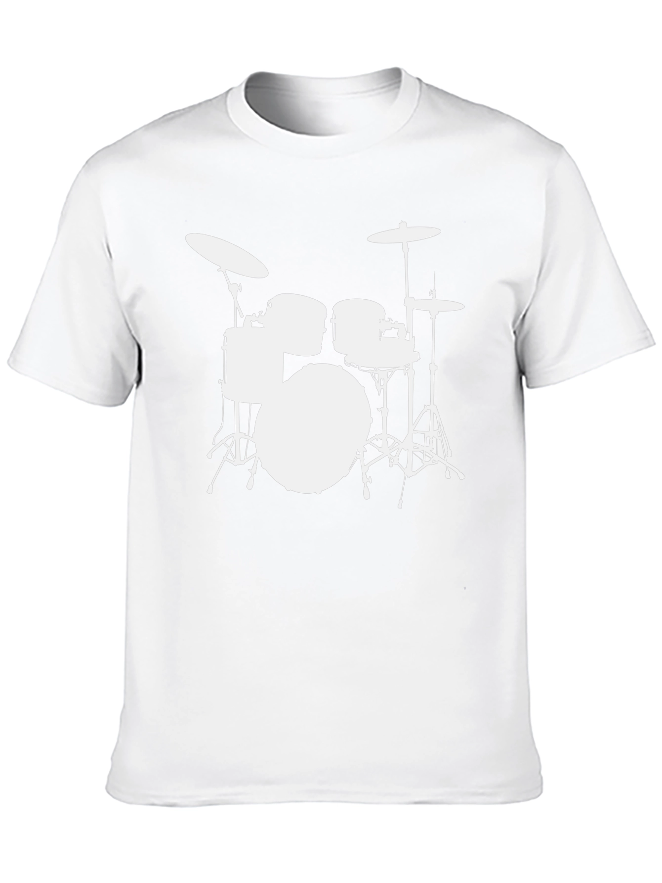 Drum Set Graphic Tee - Musician T-Shirt