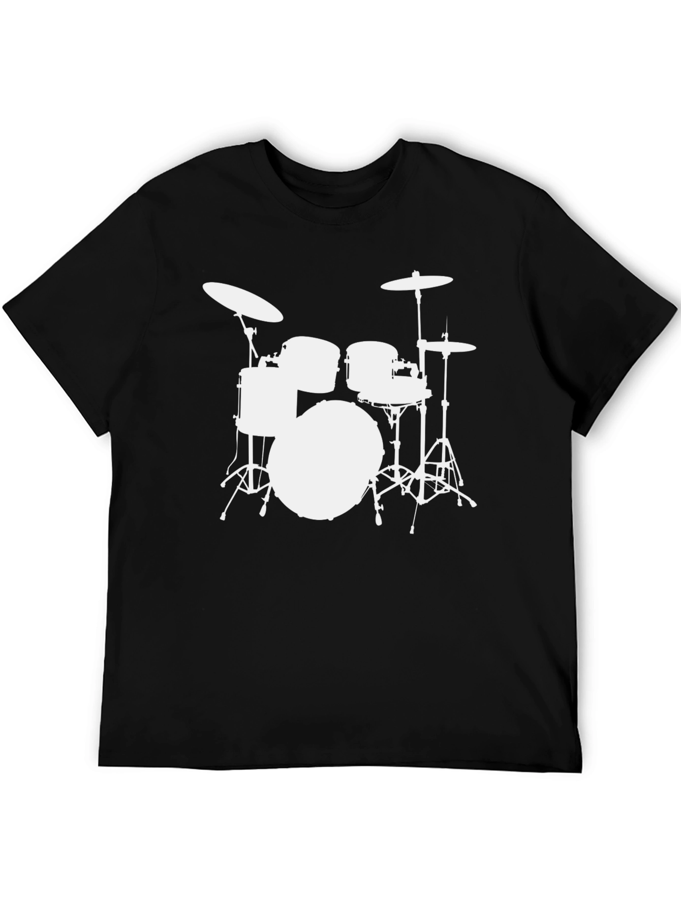 Drum Set Graphic Tee - Musician T-Shirt