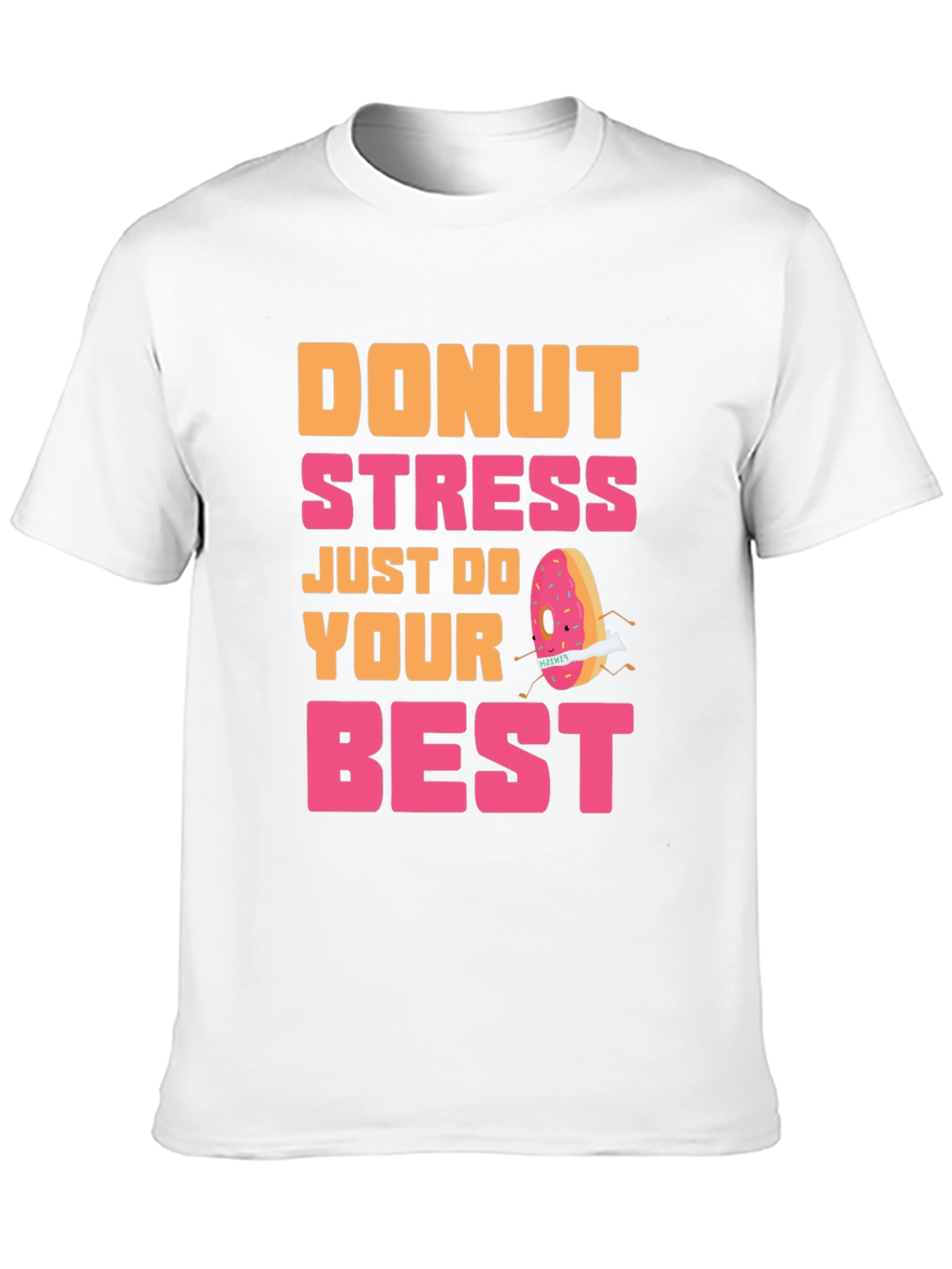 Donut Stress T-Shirt Funny Graphic Tee