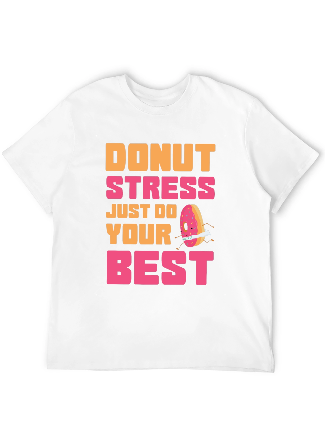 Donut Stress T-Shirt Funny Graphic Tee