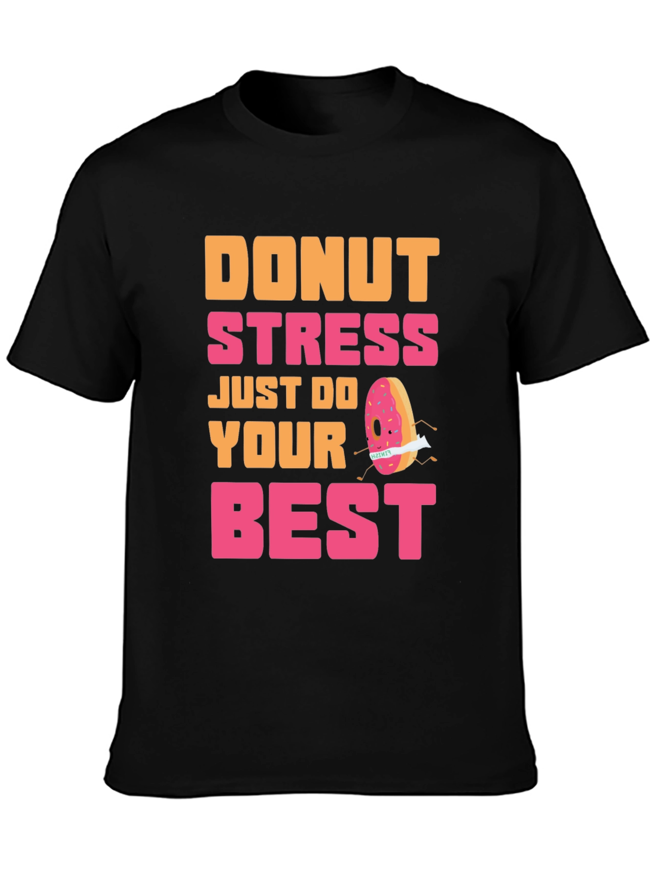 Donut Stress T-Shirt Funny Graphic Tee