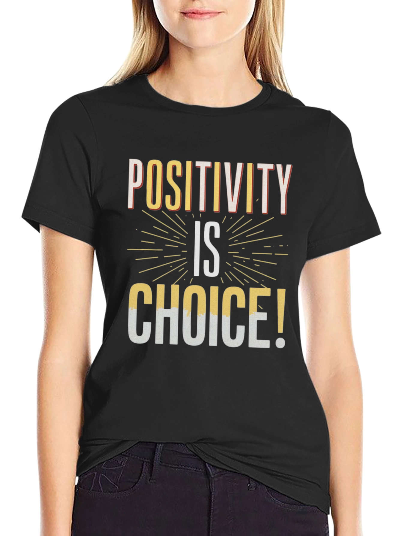 Positivity Choice T-Shirt - Inspiring Graphic Tee