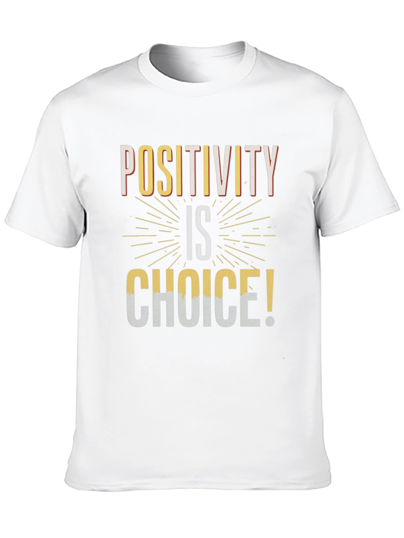 Positivity Choice T-Shirt - Inspiring Graphic Tee