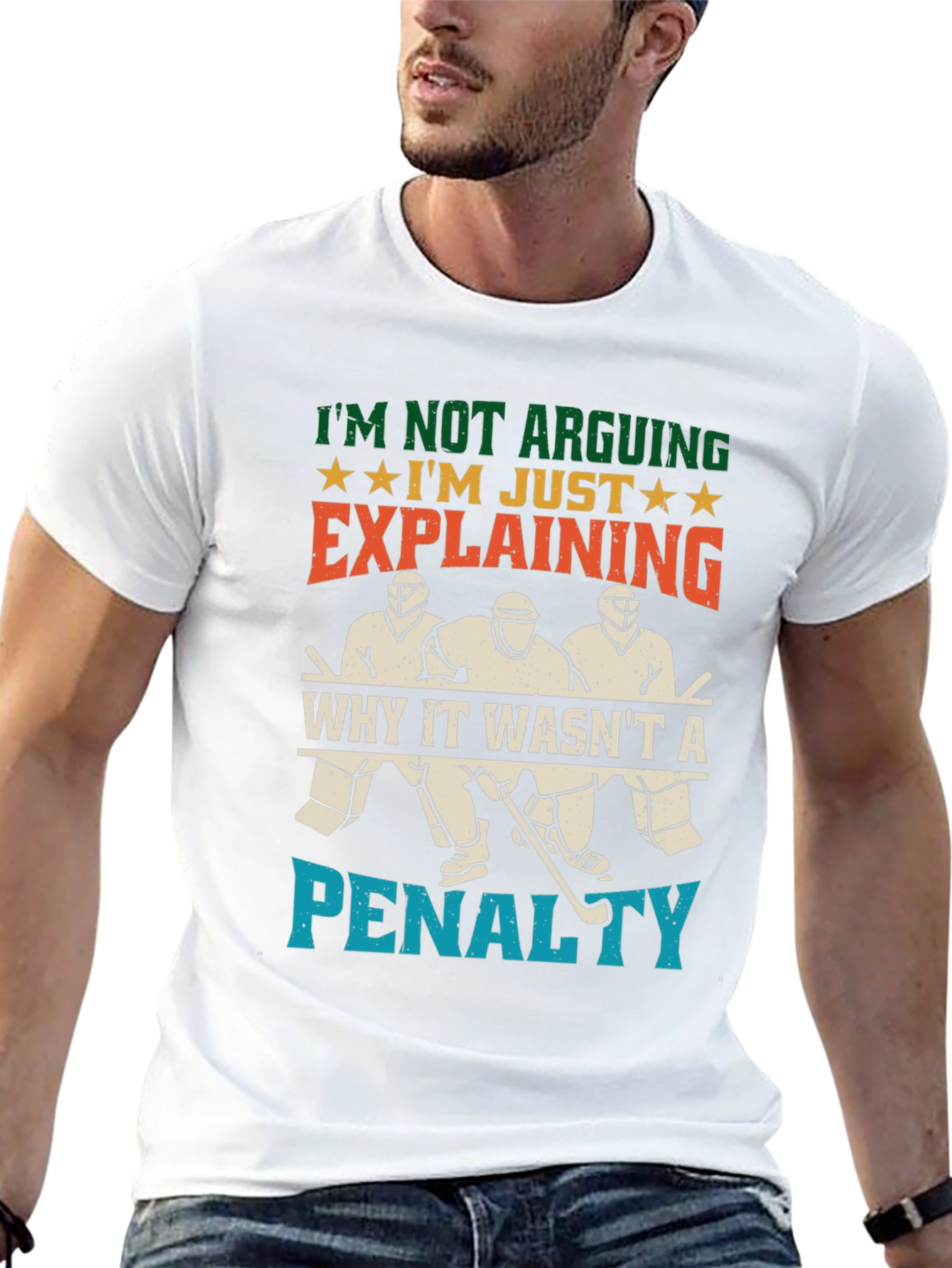 Hockey Fan T-Shirt: Im Not Arguing Just Explaining!
