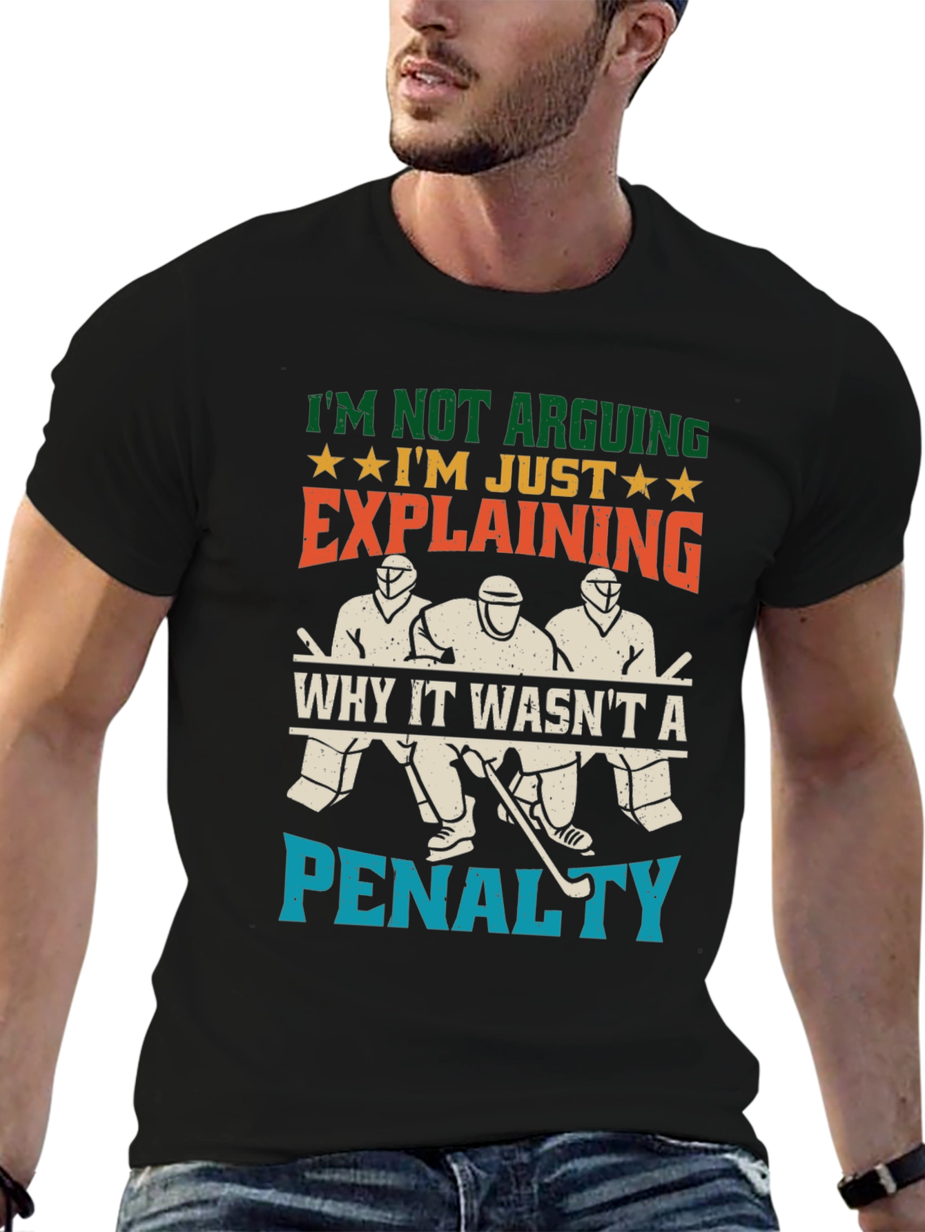 Hockey Fan T-Shirt: Im Not Arguing Just Explaining!