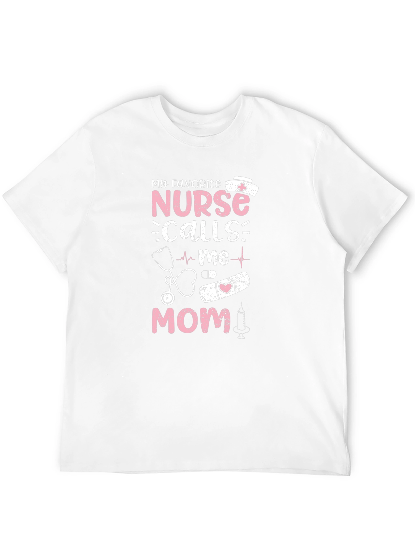 Nurse Mom Graphic T-Shirt - Black Cotton