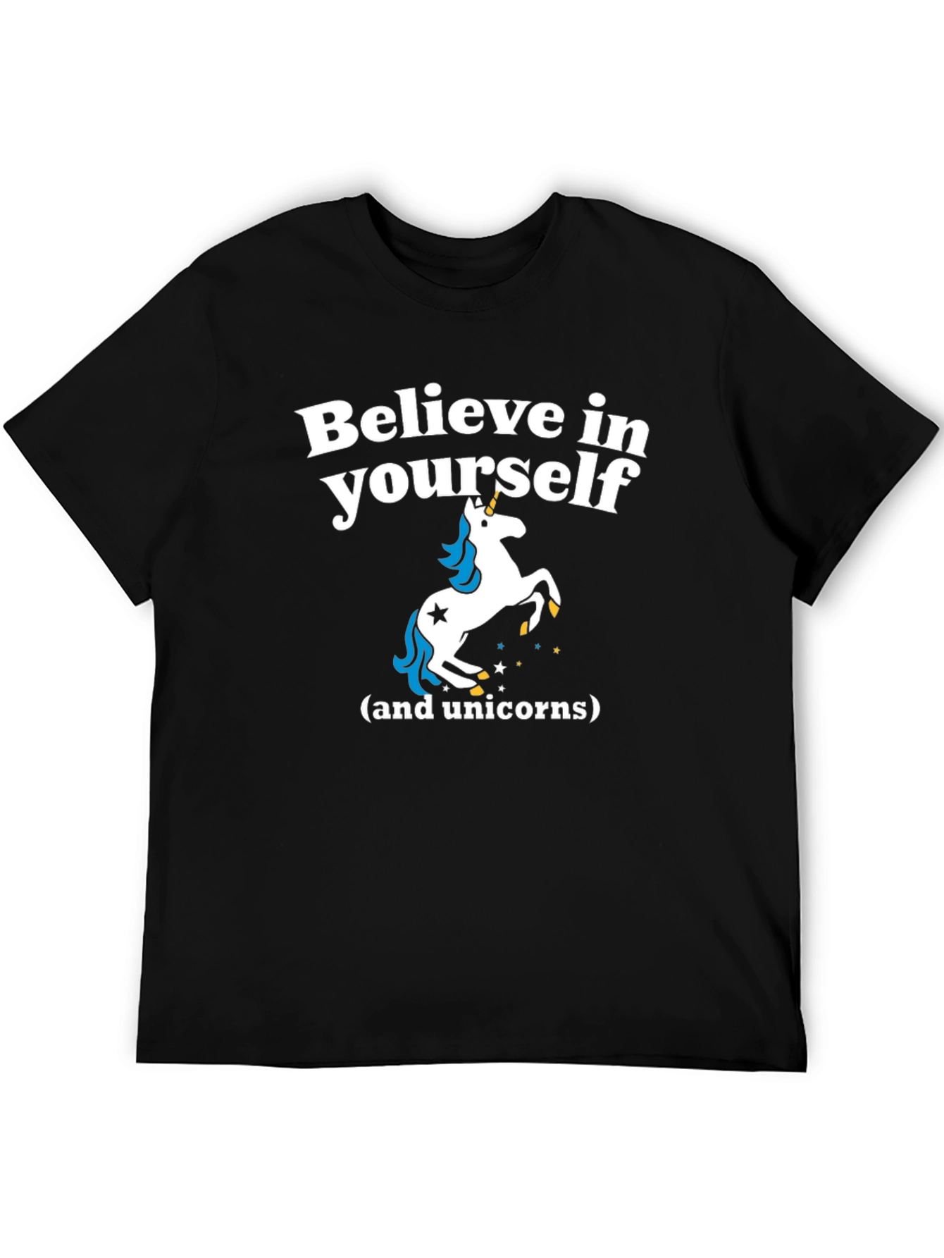 Believe in Yourself Unicorn Graphic T-Shirt