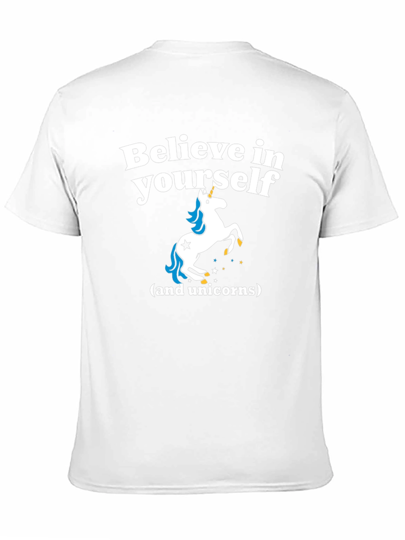 Believe in Yourself Unicorn Graphic T-Shirt