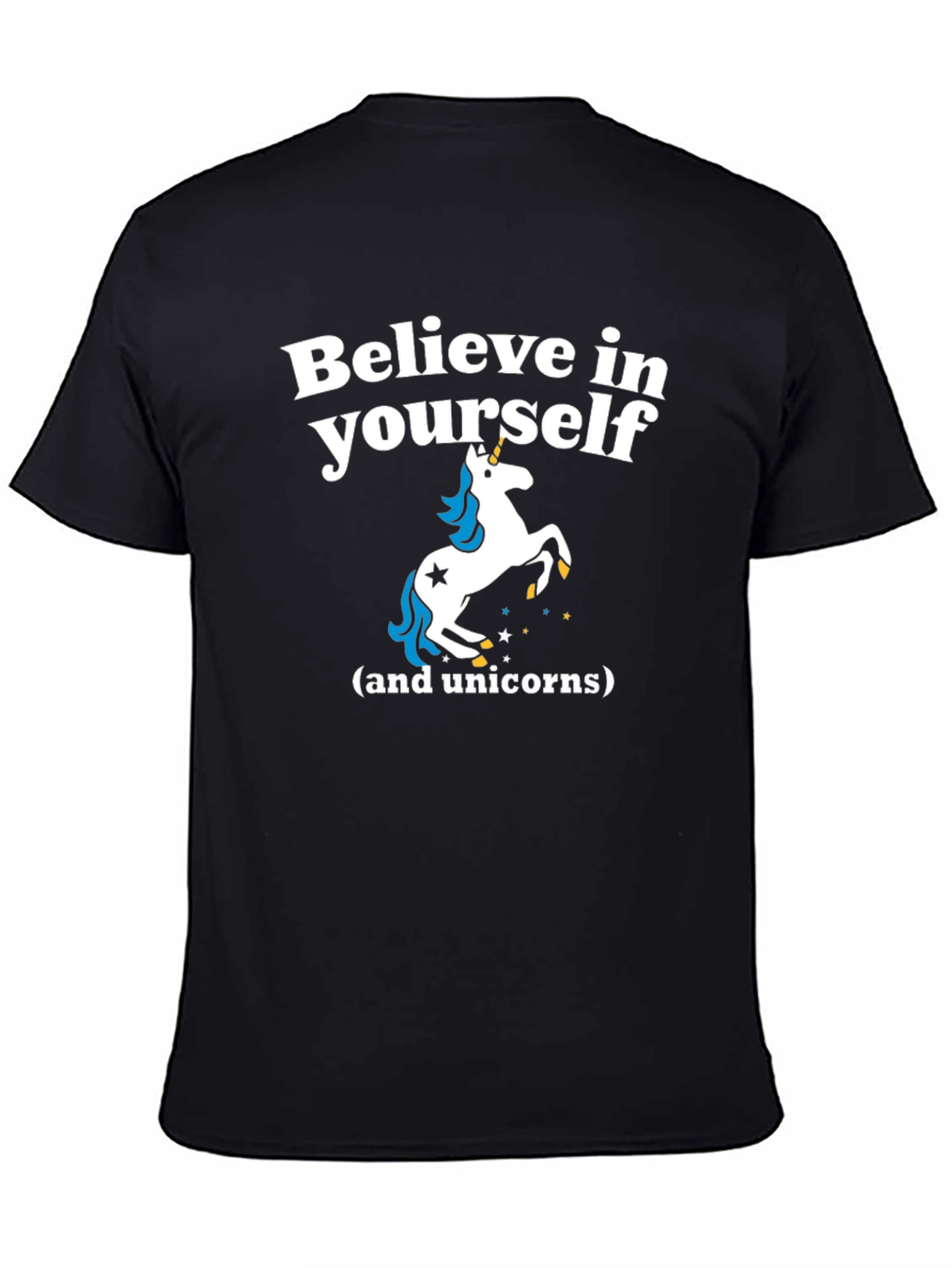 Believe in Yourself Unicorn Graphic T-Shirt