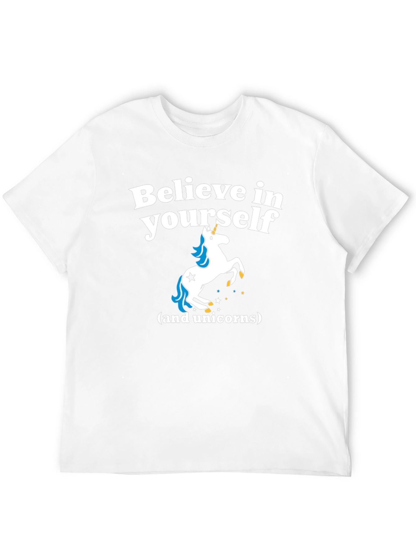 Believe in Yourself Unicorn Graphic T-Shirt