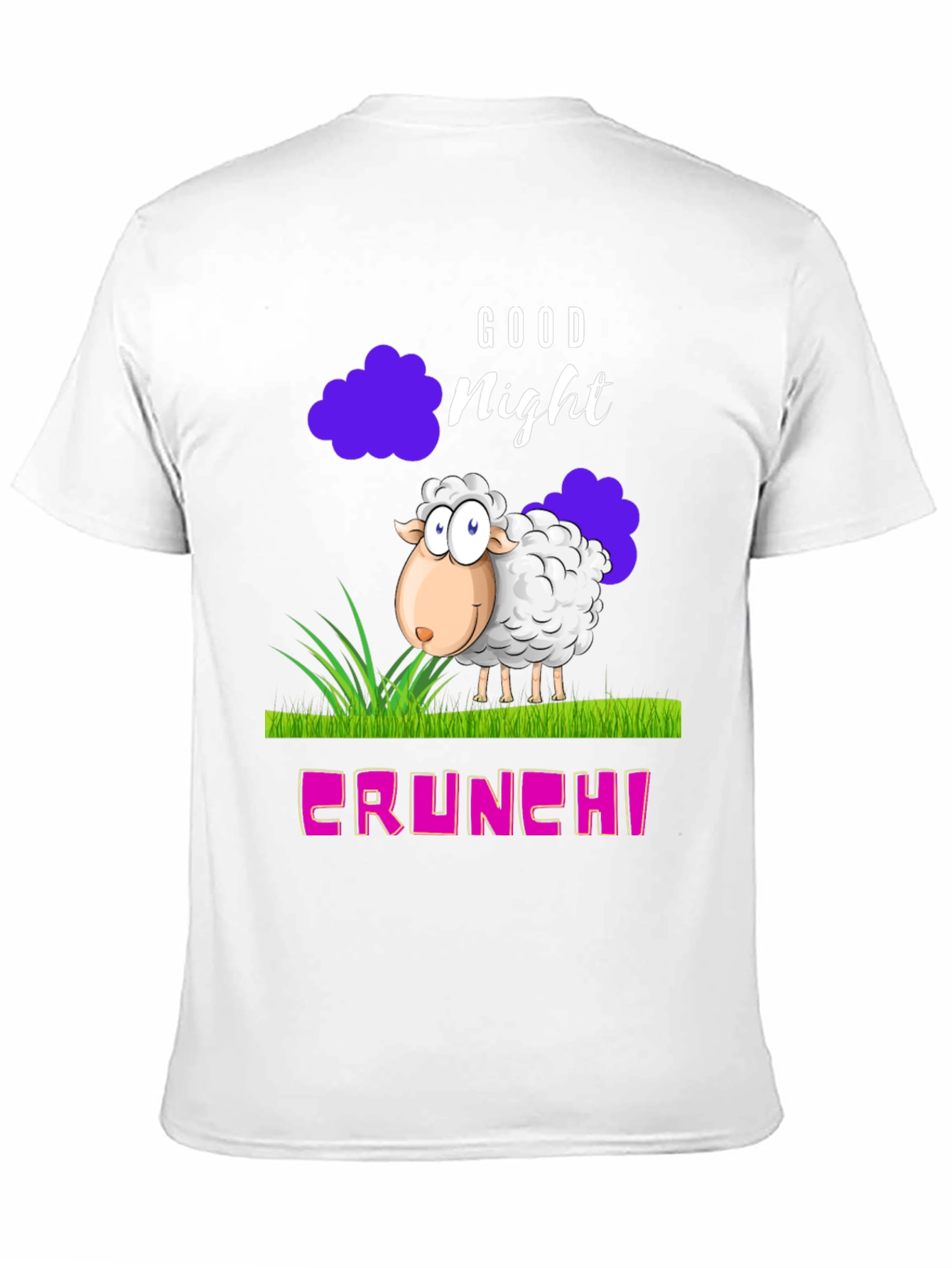 Good Night Sheep Cartoon Graphic T-Shirt