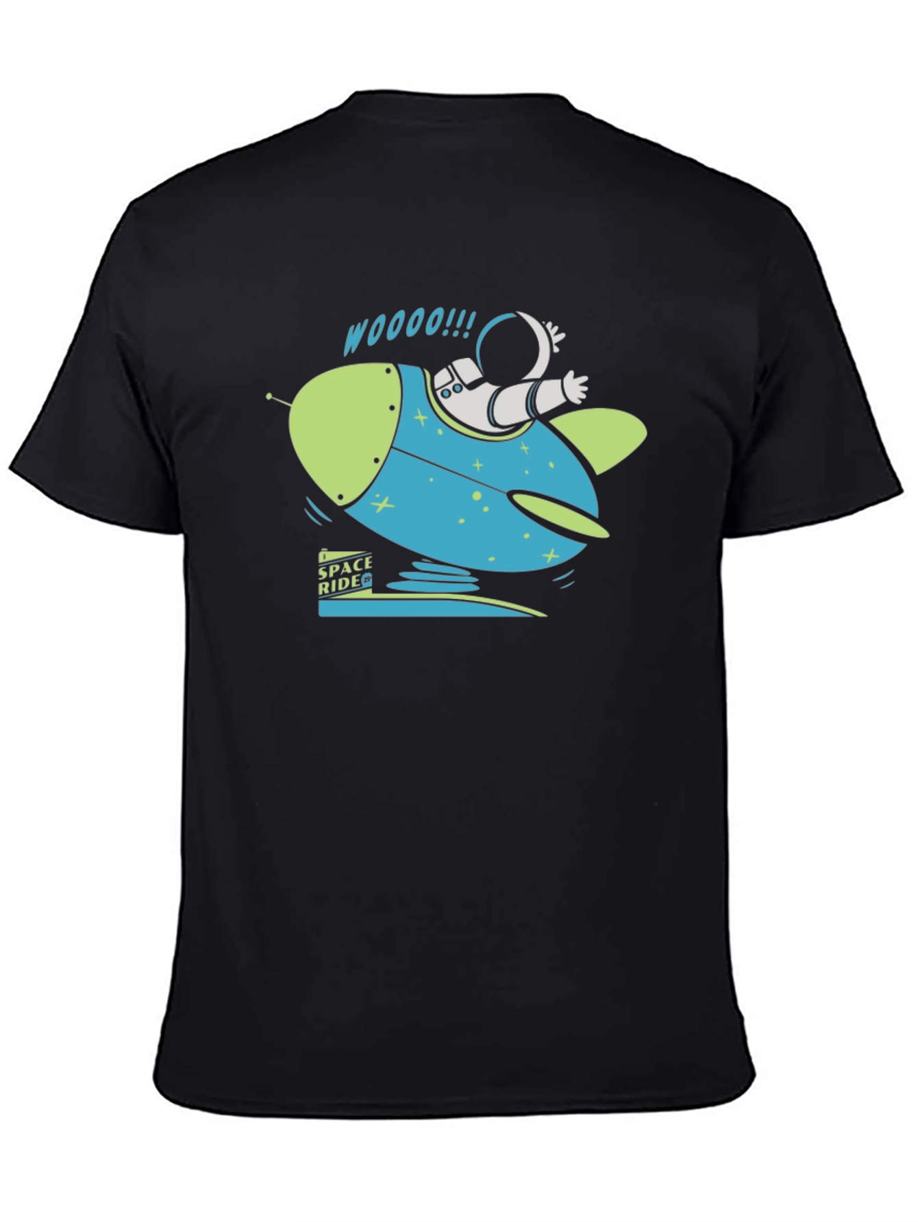 Space Ride Graphic T-Shirt - Black