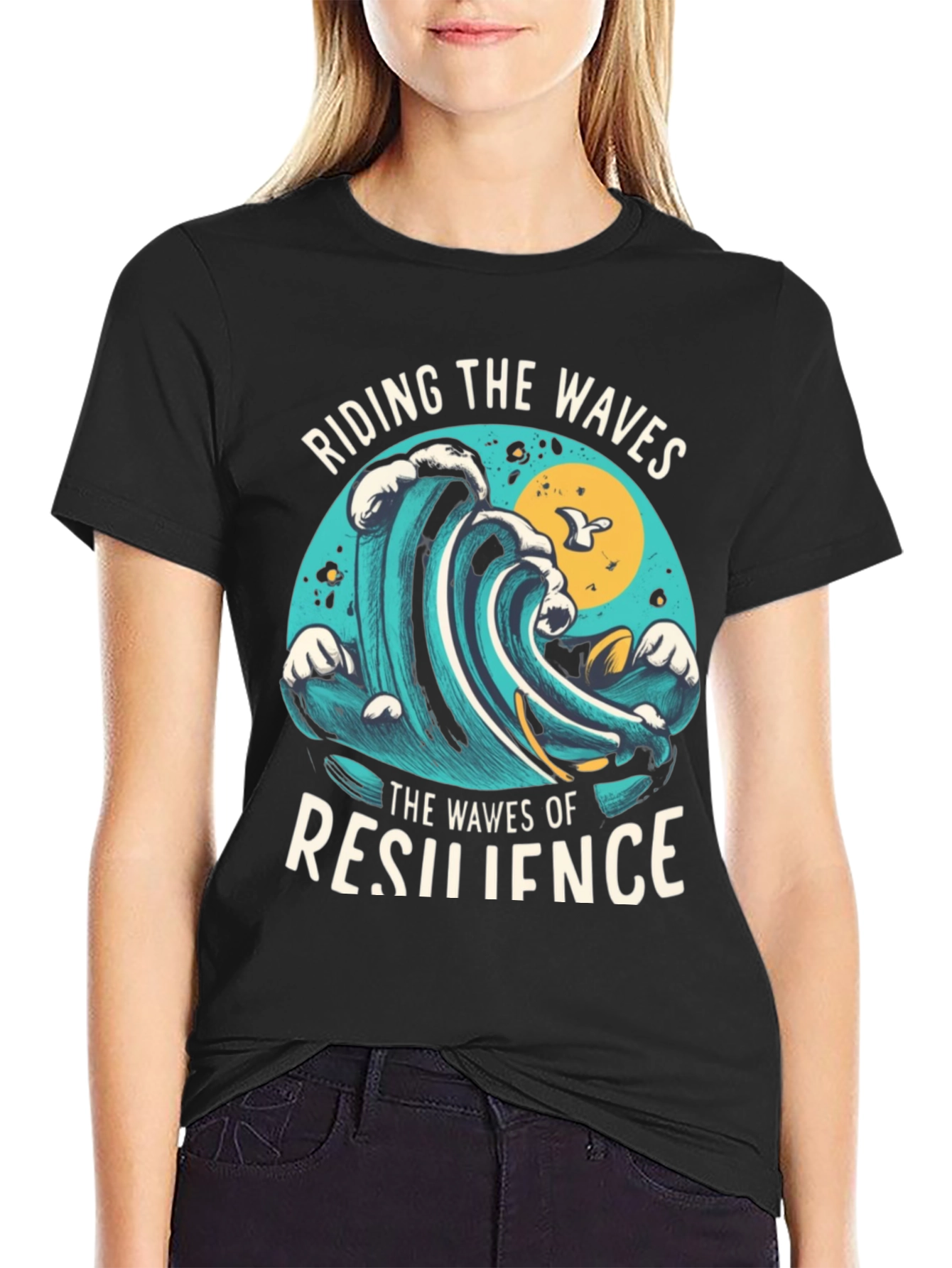 Riding the Waves Graphic Tee