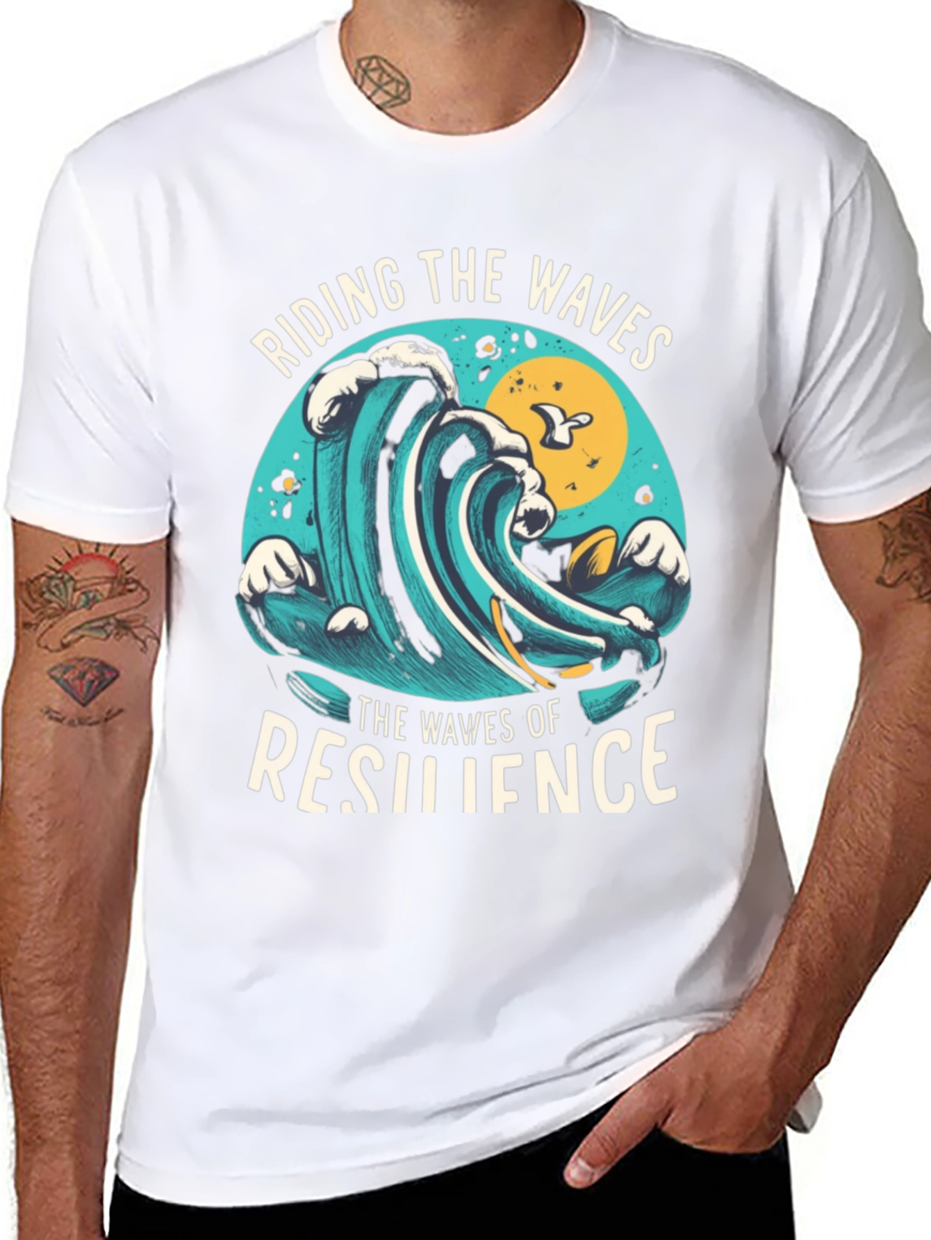 Riding the Waves Graphic Tee