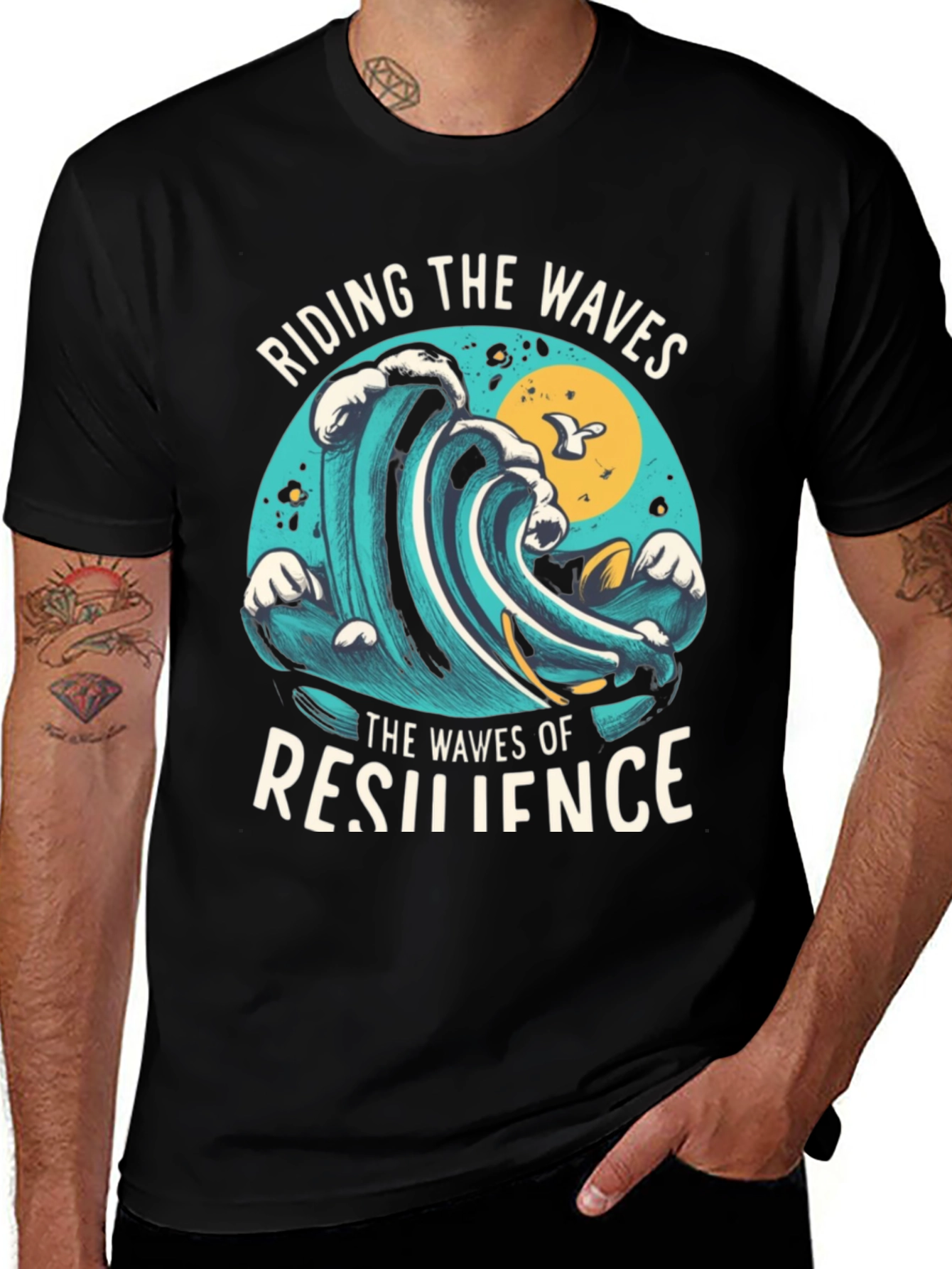 Riding the Waves Graphic Tee