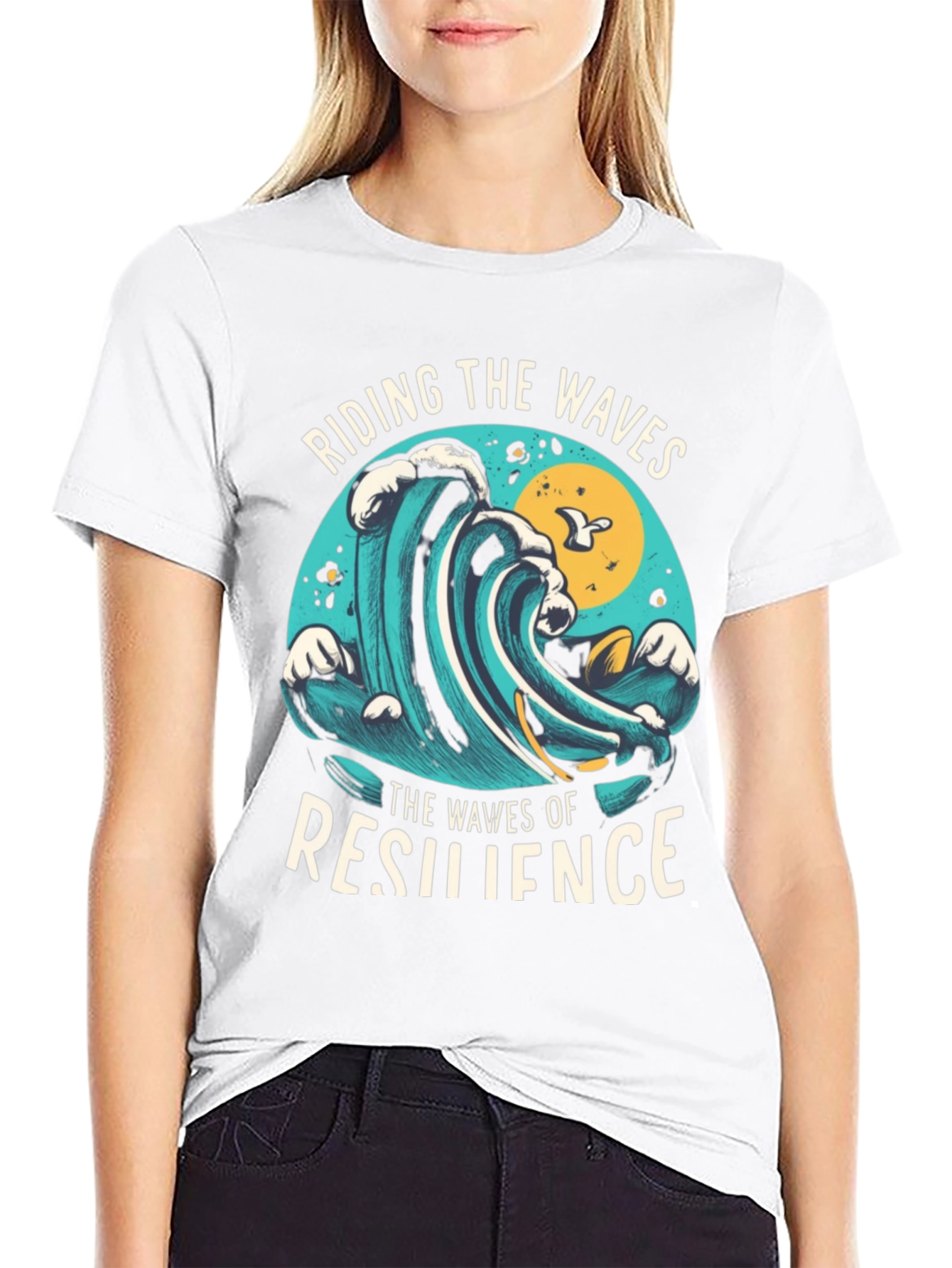 Riding the Waves Graphic Tee