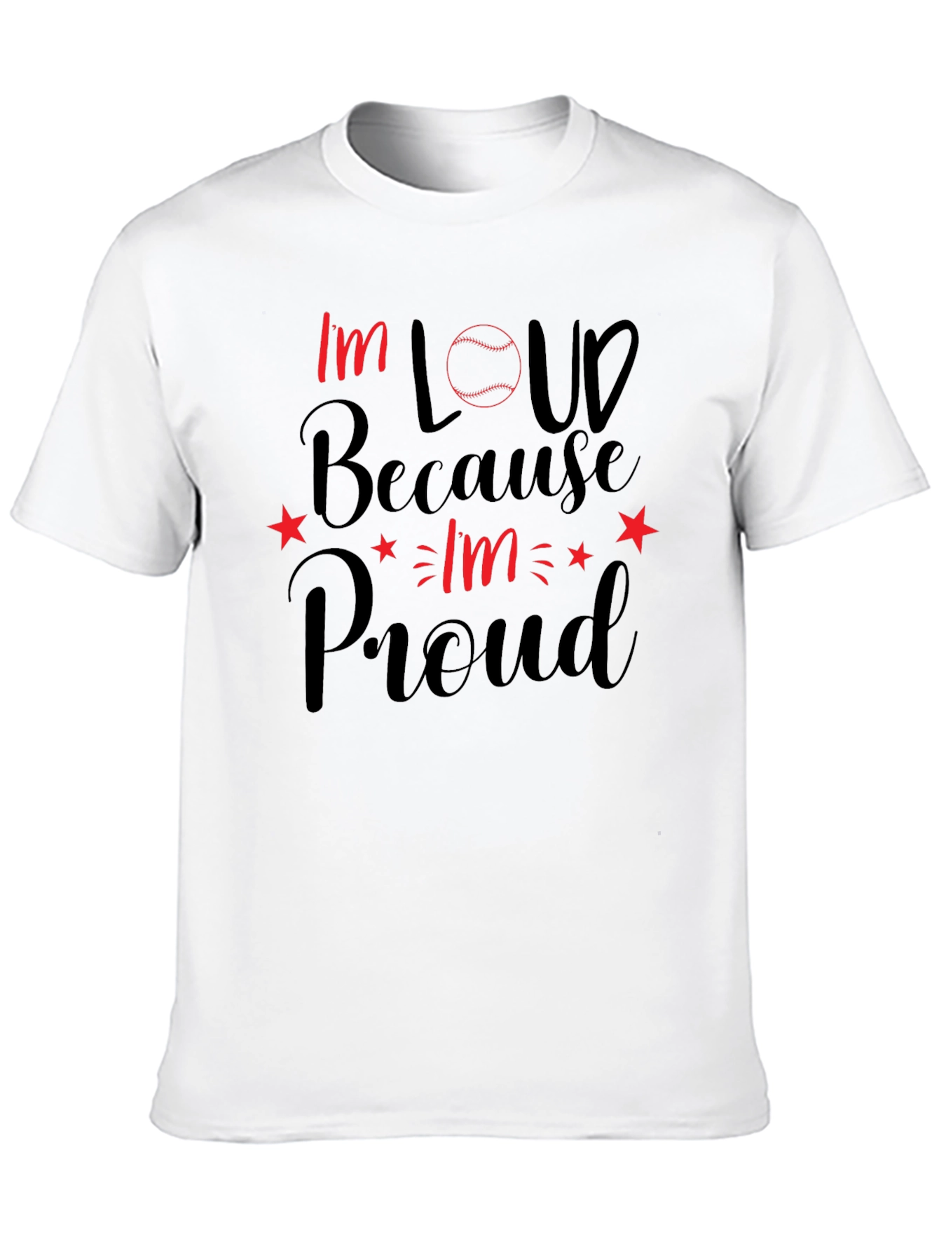 Im Loud Baseball Graphic T-Shirt
