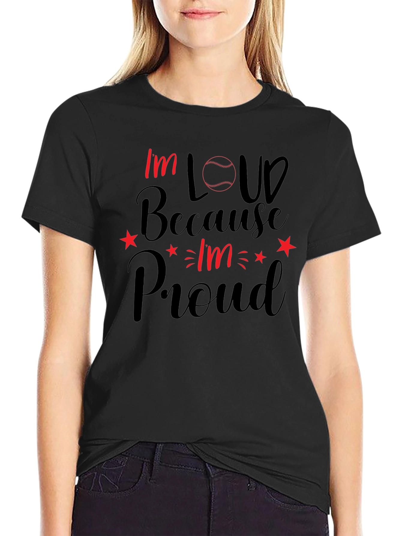 Im Loud Baseball Graphic T-Shirt